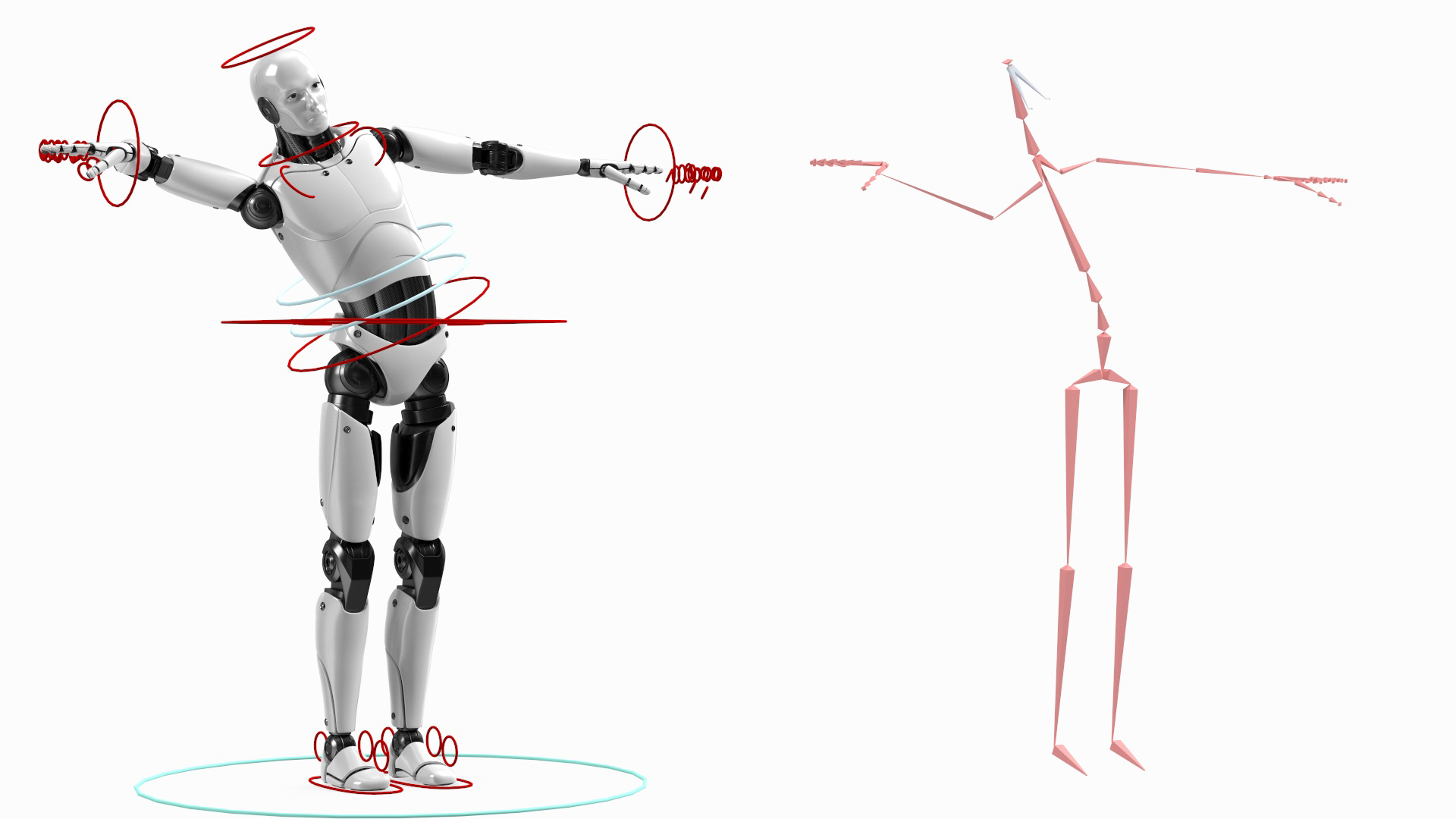 Male Cyborg Rigged for Cinema 4D 3D