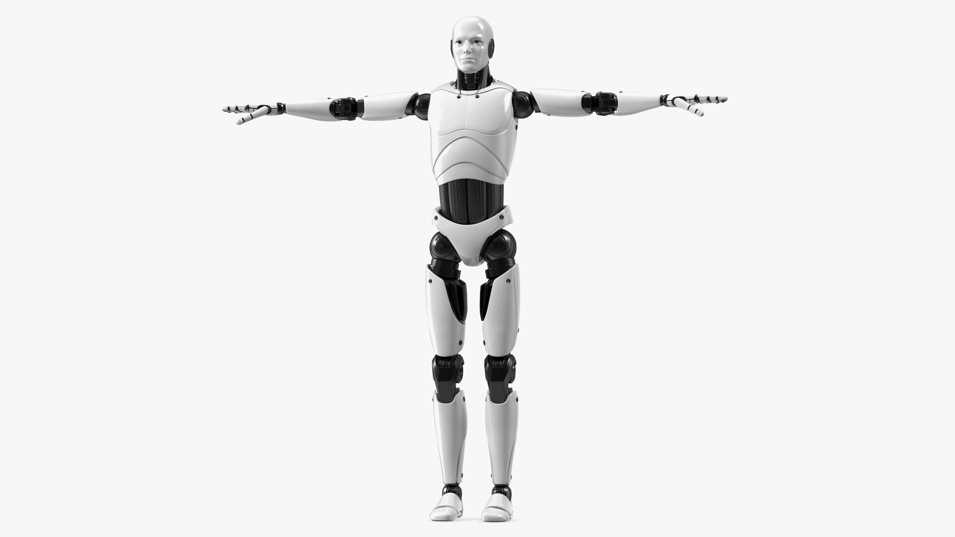 Male Cyborg Rigged for Cinema 4D 3D