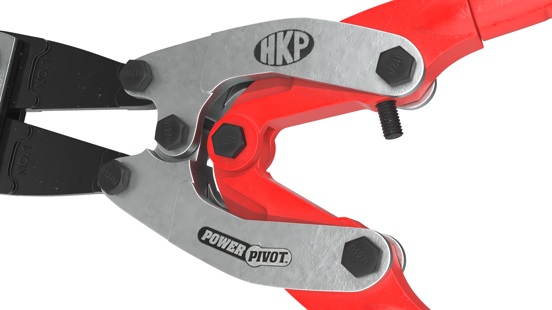 3D Industrial Bolt Cutter Tool Red