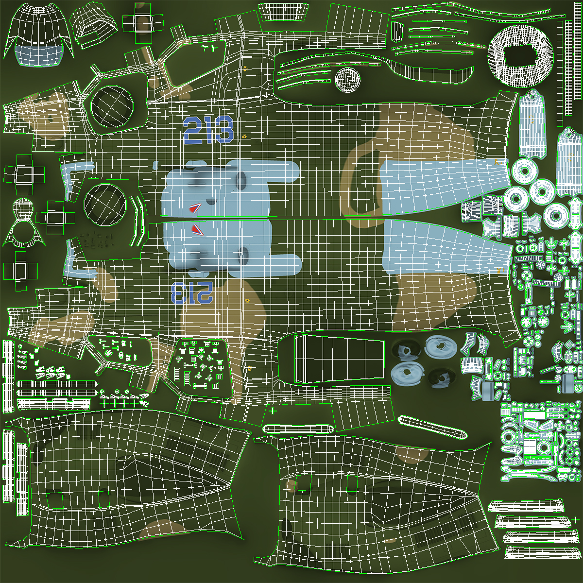 3D Combat Helicopter Mi-28 model