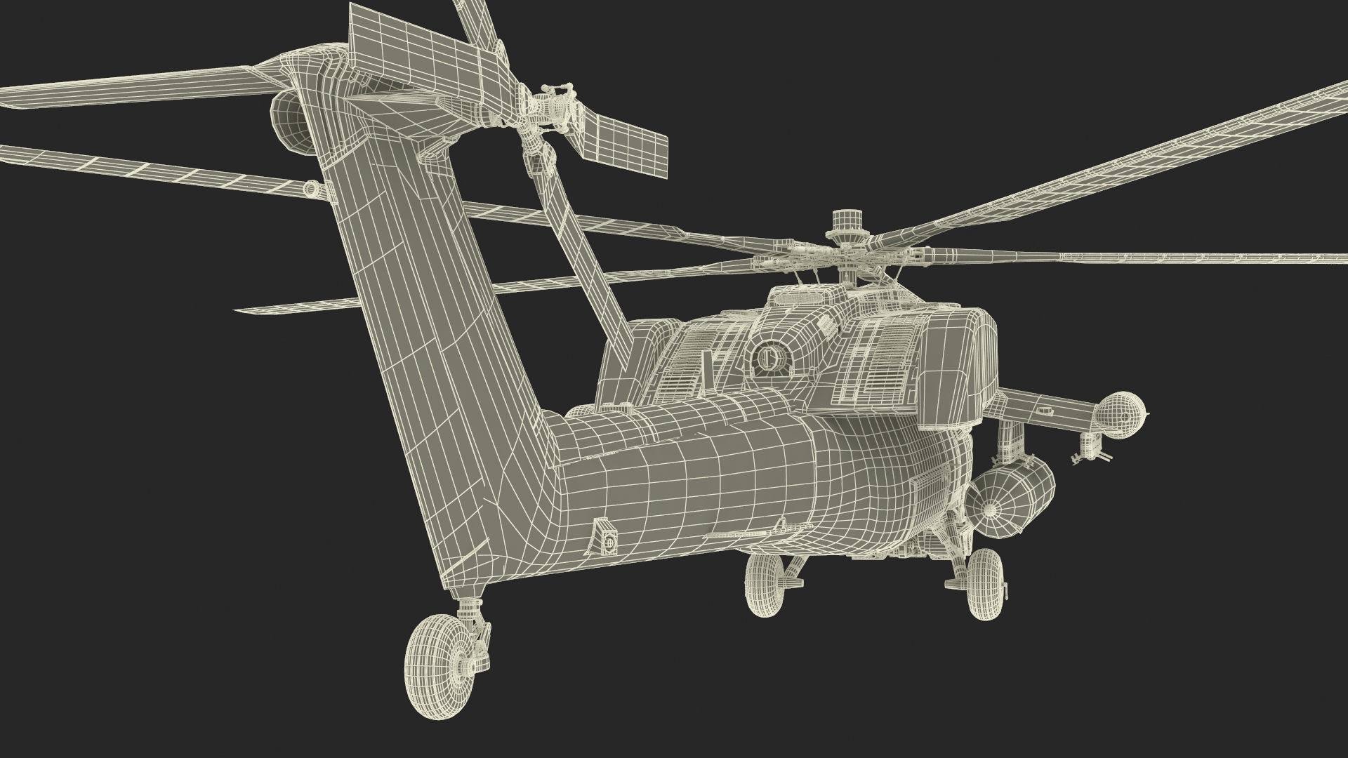 3D Combat Helicopter Mi-28 model