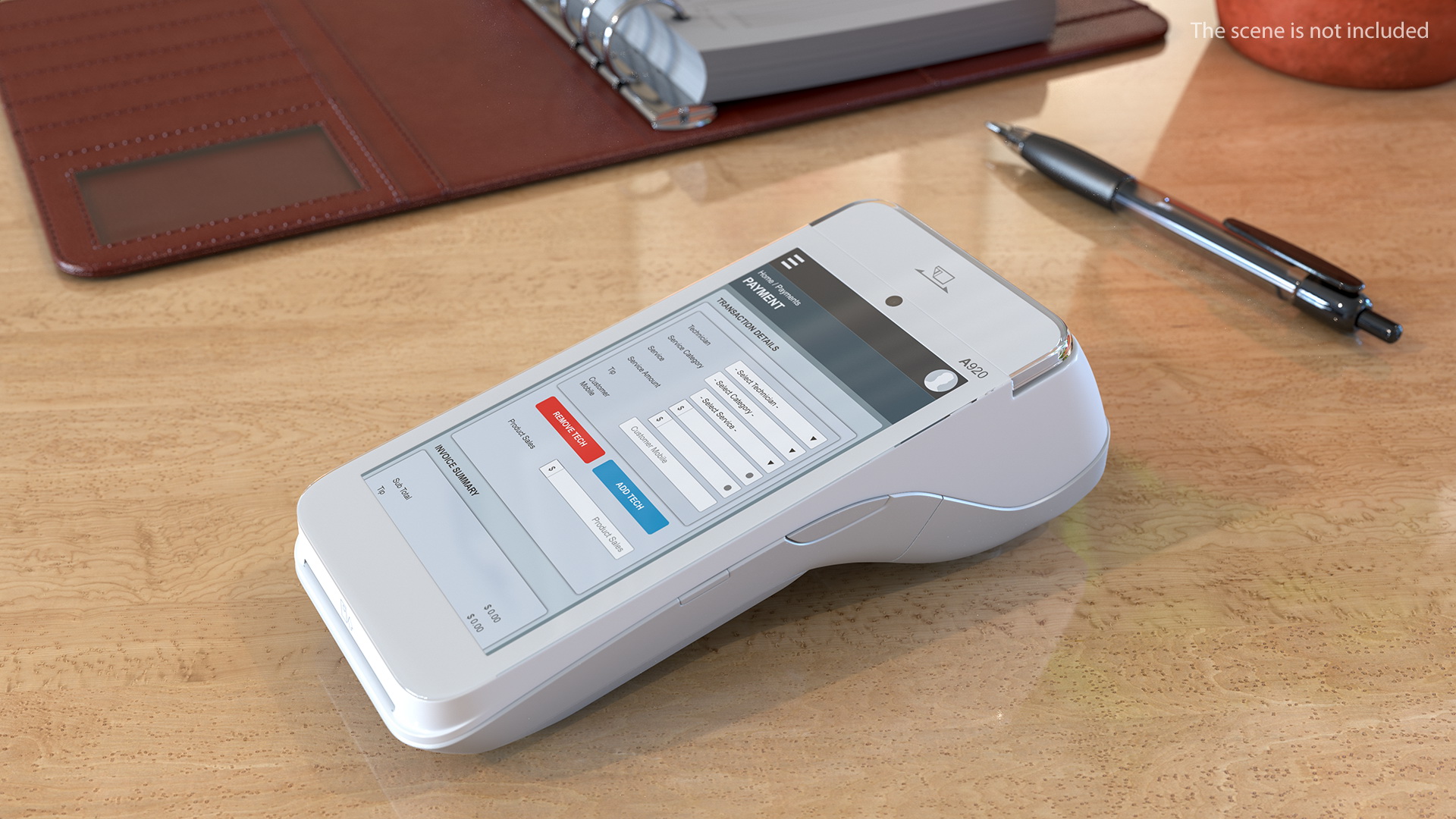 3D A920 Payment Tablet Terminal model