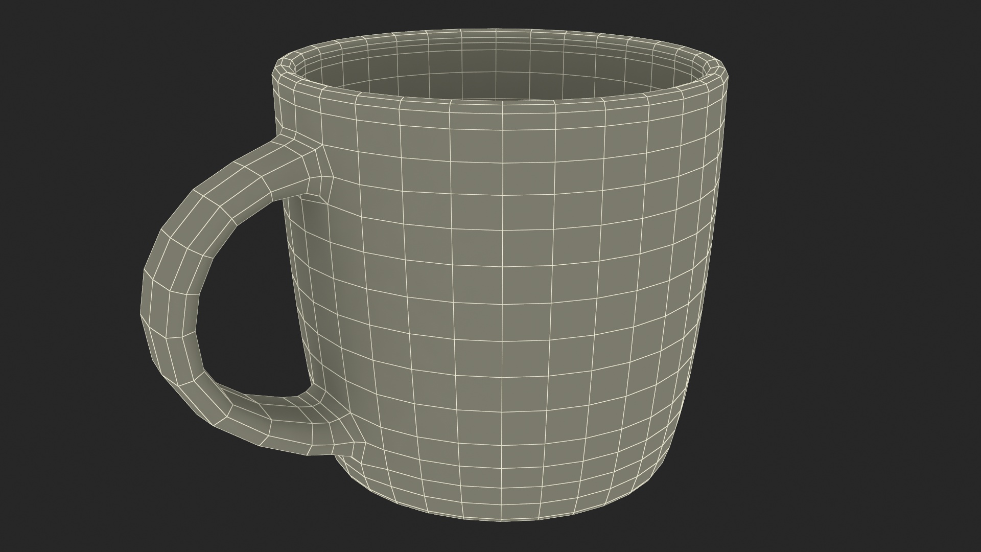 3D Coffee Mug Painted model