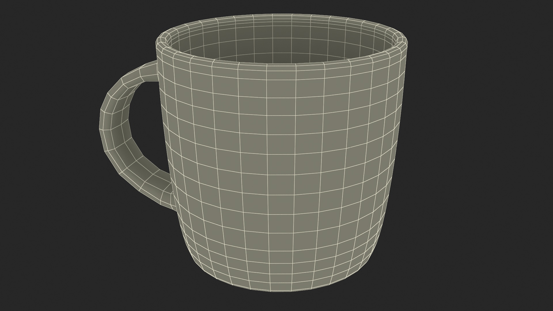 3D Coffee Mug Painted model