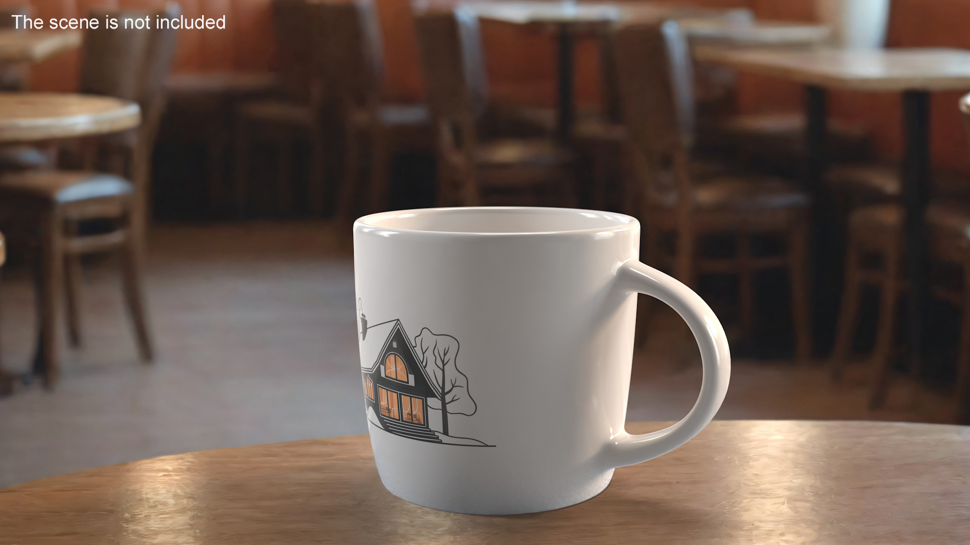 3D Coffee Mug Painted model