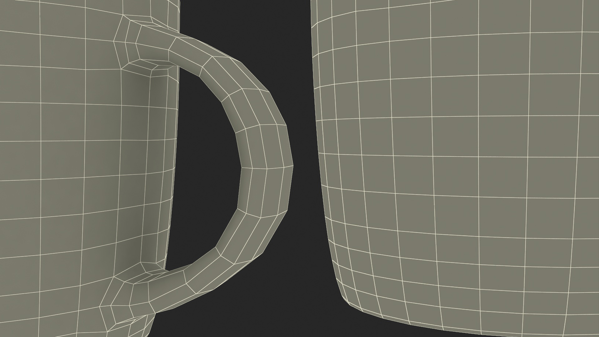 3D Coffee Mug Painted model