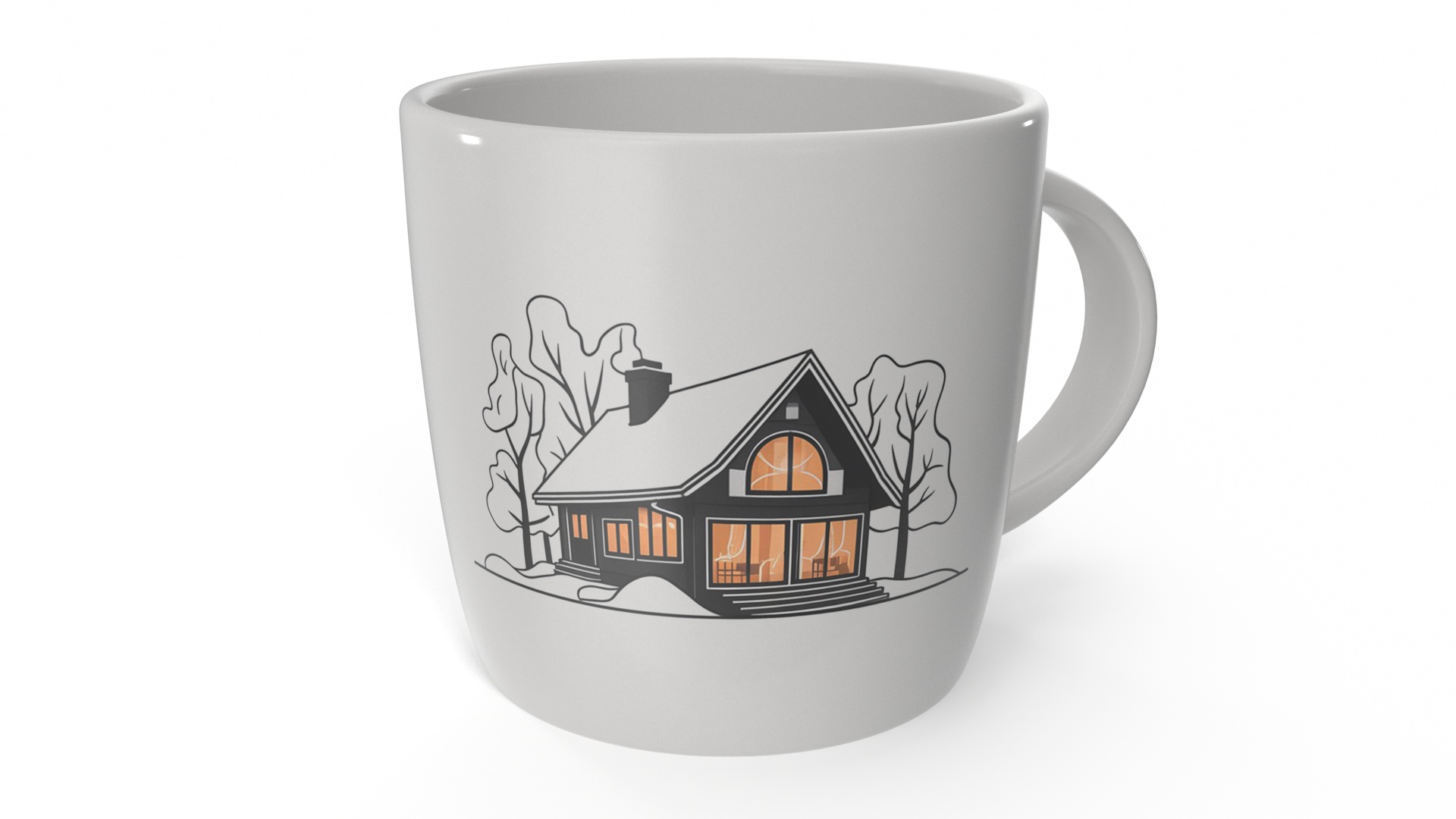 3D Coffee Mug Painted model