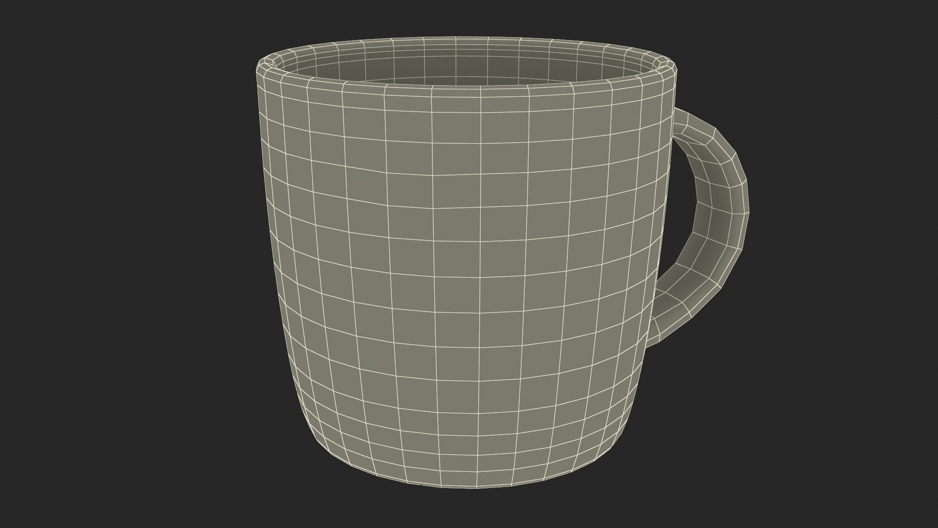 3D Coffee Mug Painted model