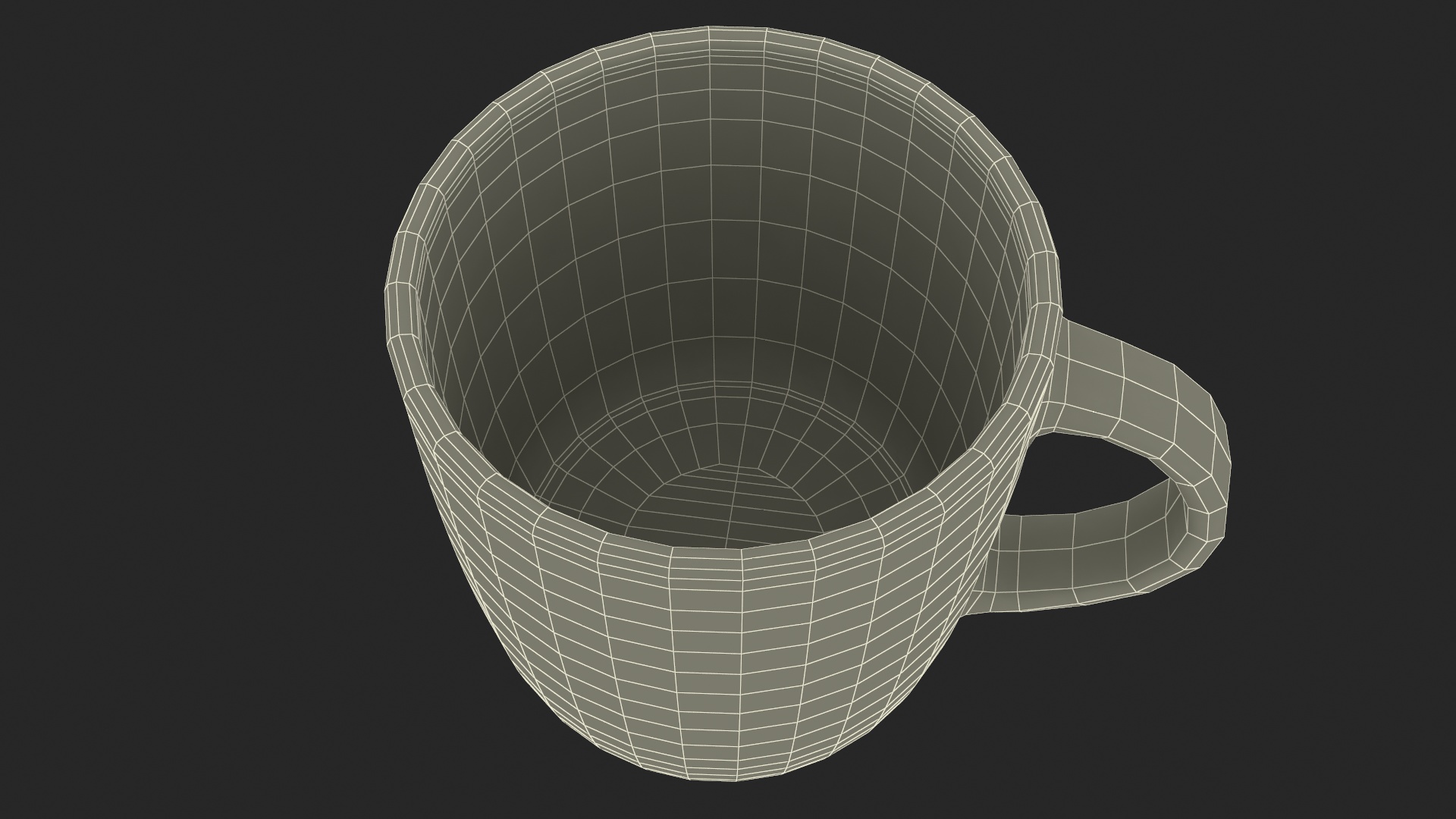 3D Coffee Mug Painted model