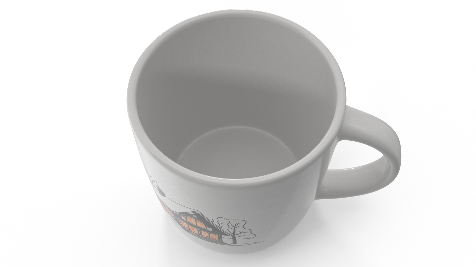3D Coffee Mug Painted model