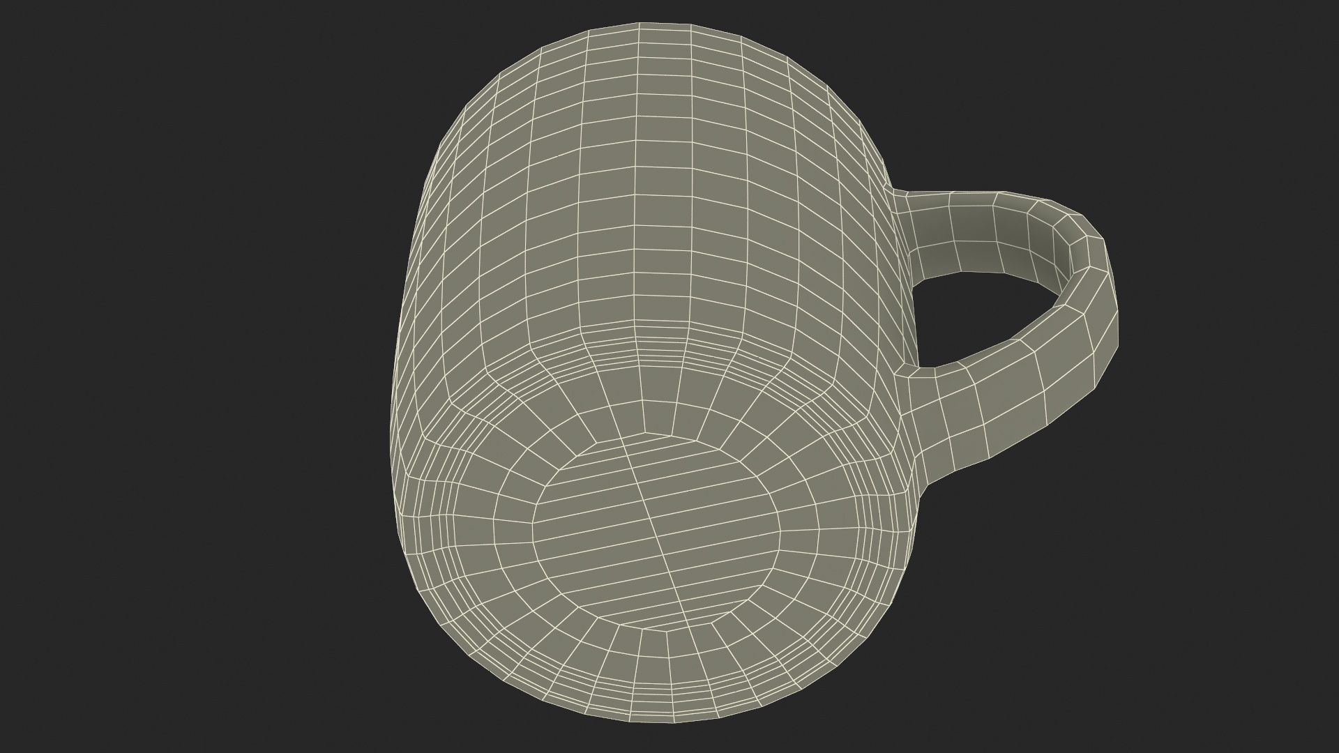 3D Coffee Mug Painted model