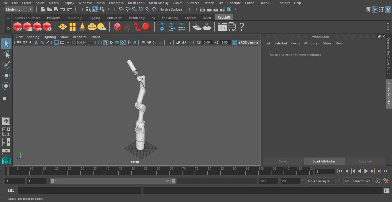 3D DLR MIRO Medical Versatile Robotic Arm model