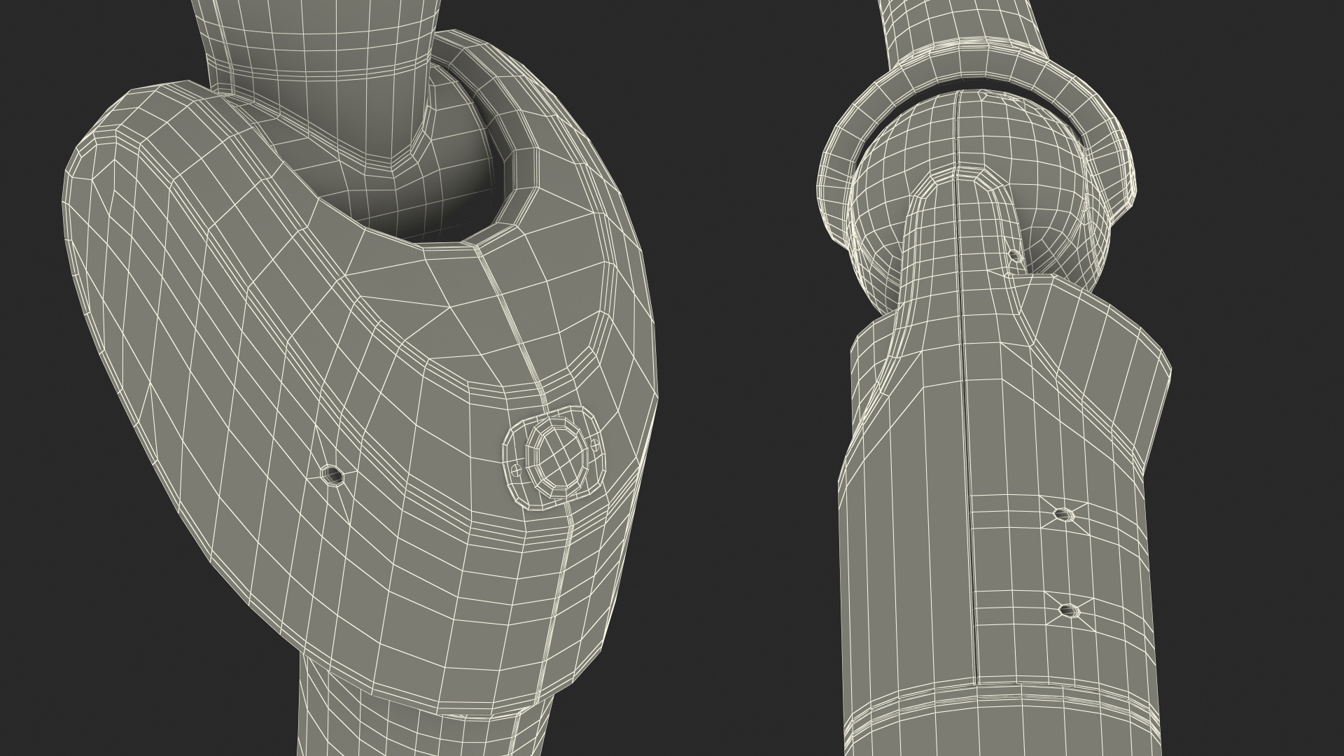 3D DLR MIRO Medical Versatile Robotic Arm model