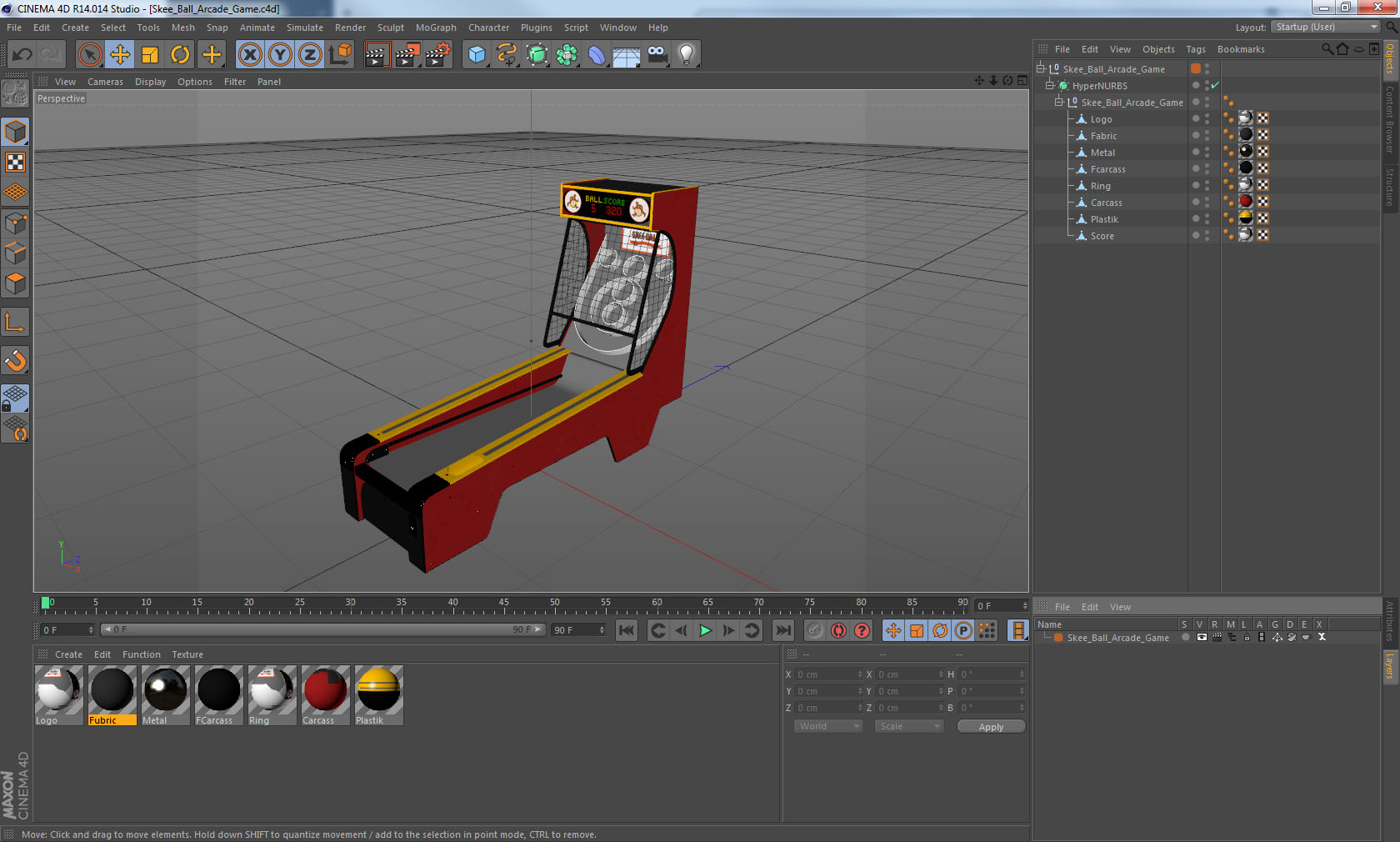 3D Skee Ball Arcade Game