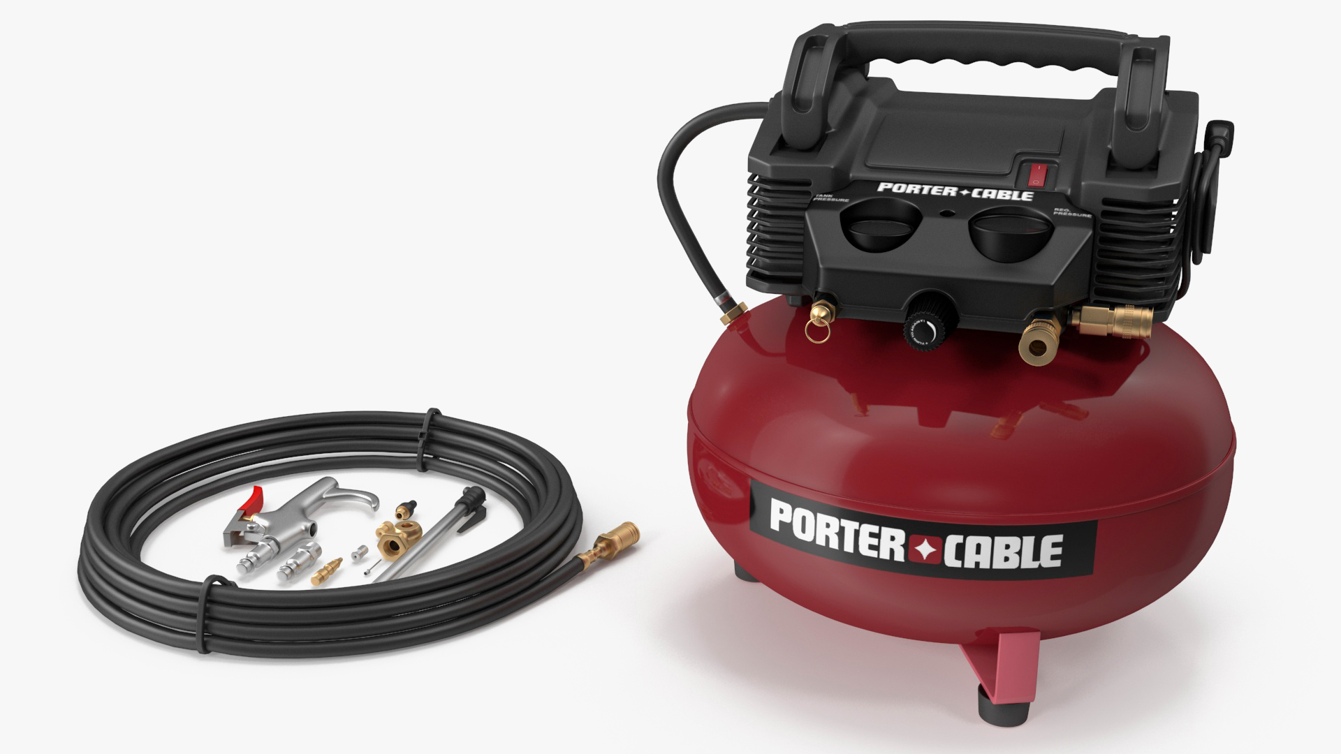 Oil Free Compressor 13 Piece Accessory Kit 3D