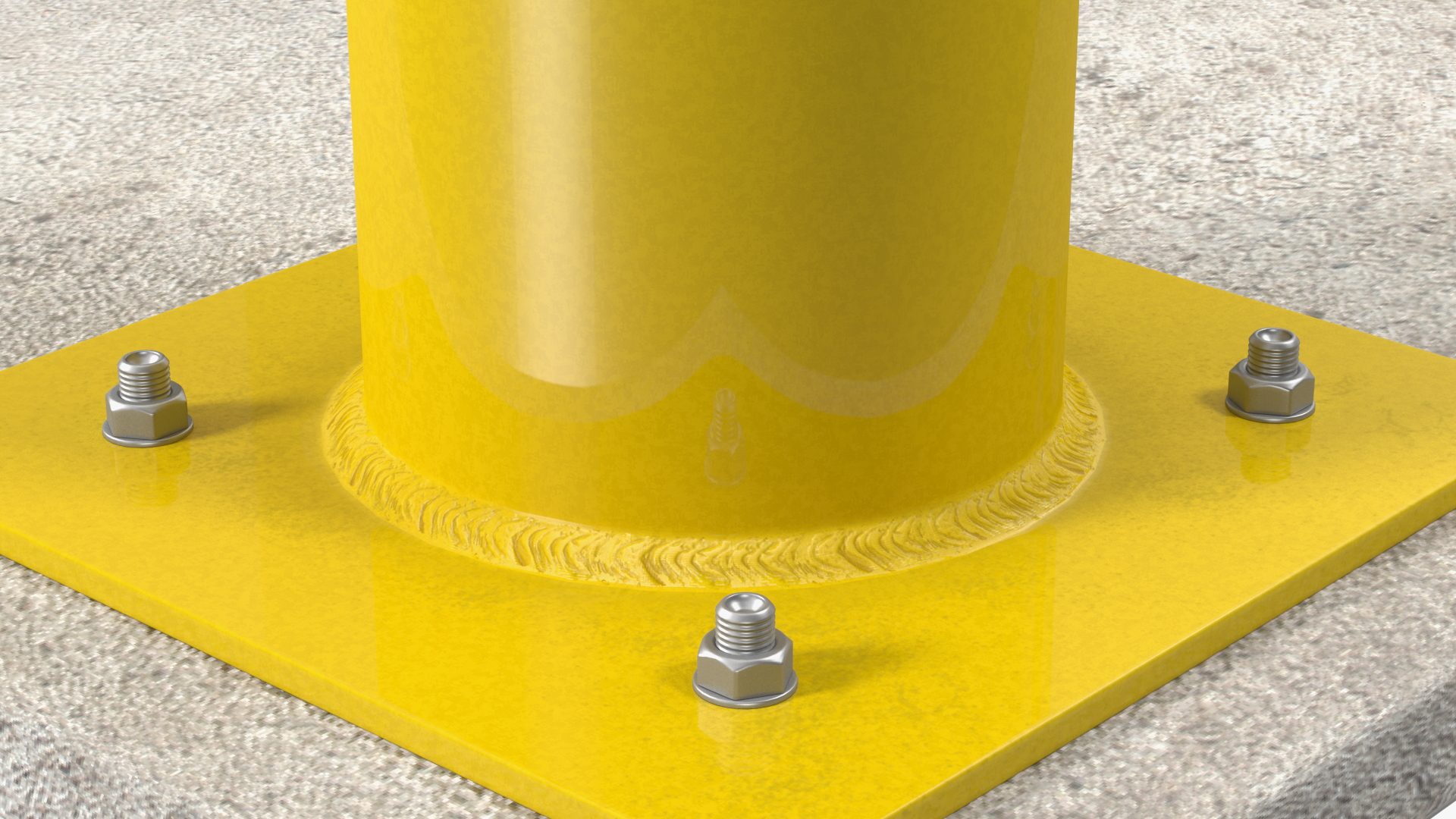 3D Self Service Tire Air Station Pillar