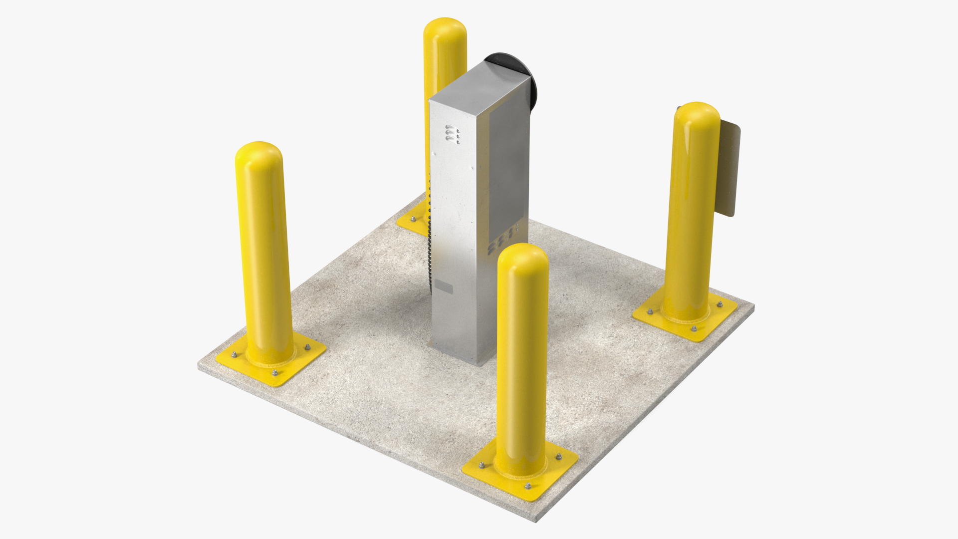 3D Self Service Tire Air Station Pillar