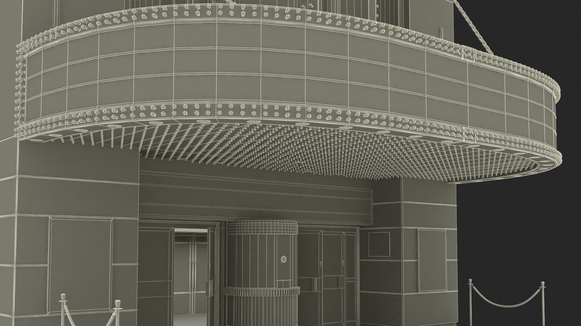 3D model The Eglinton Grand Entrance with Night Lights