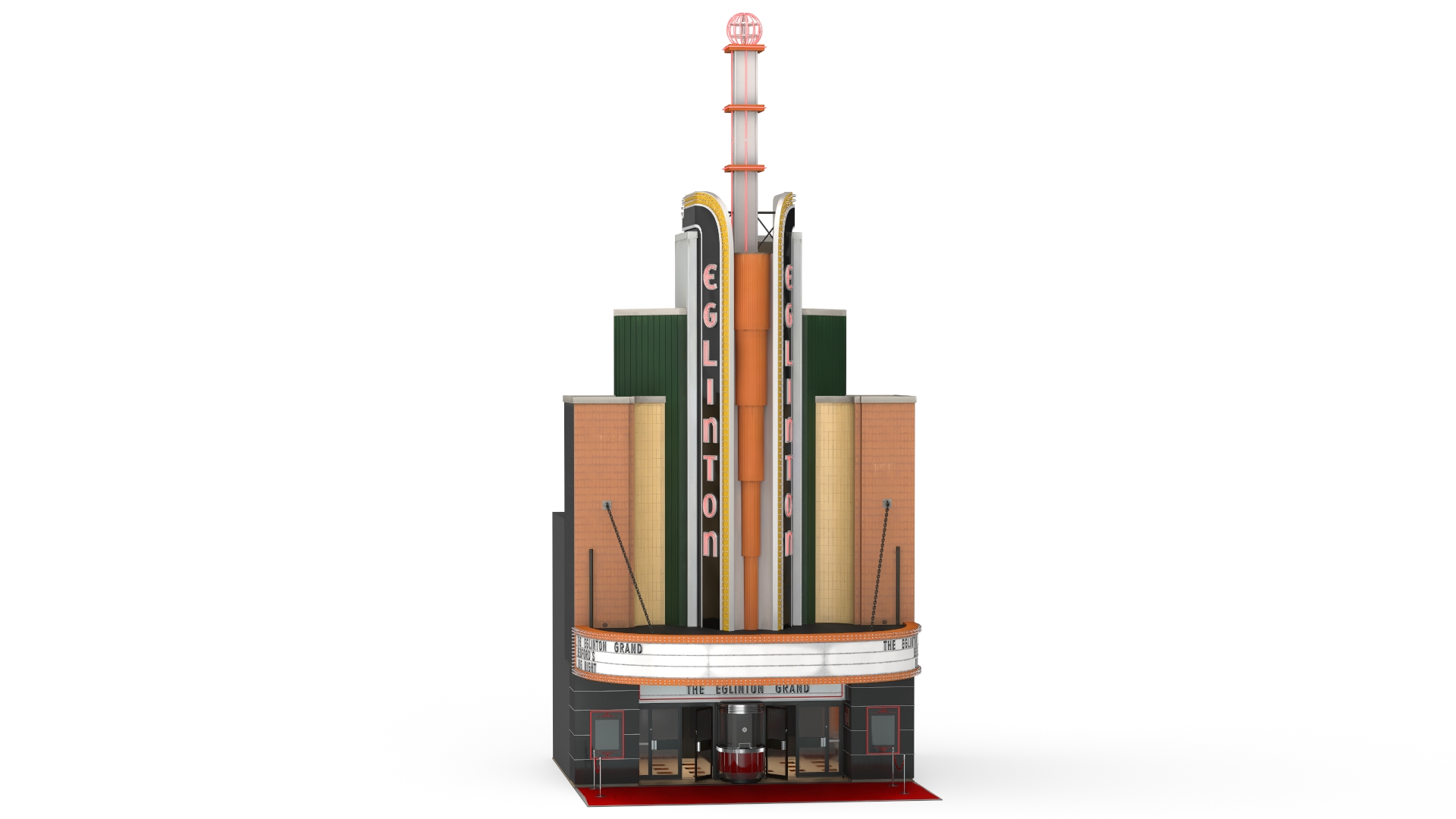 3D model The Eglinton Grand Entrance with Night Lights