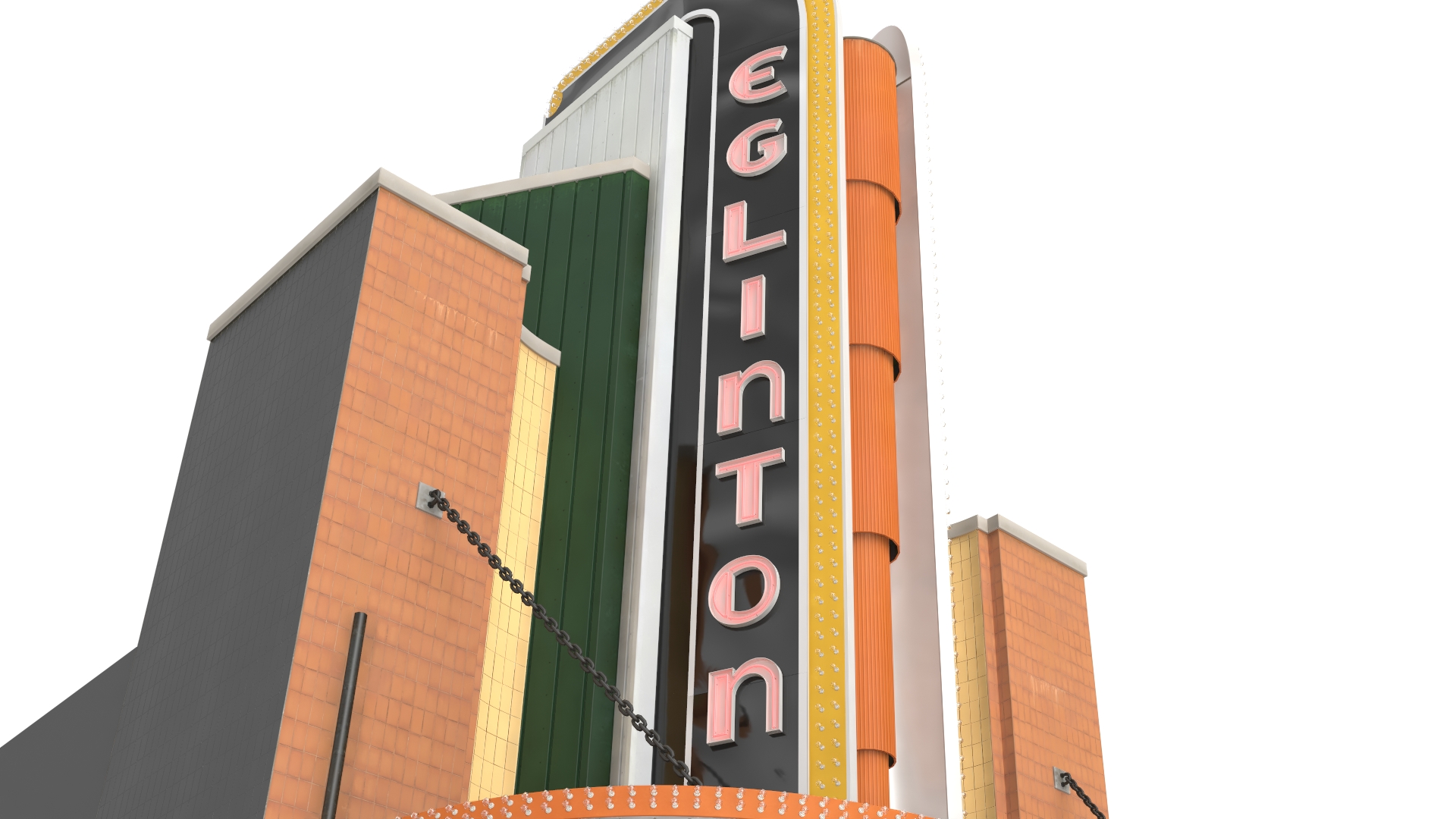 3D model The Eglinton Grand Entrance with Night Lights