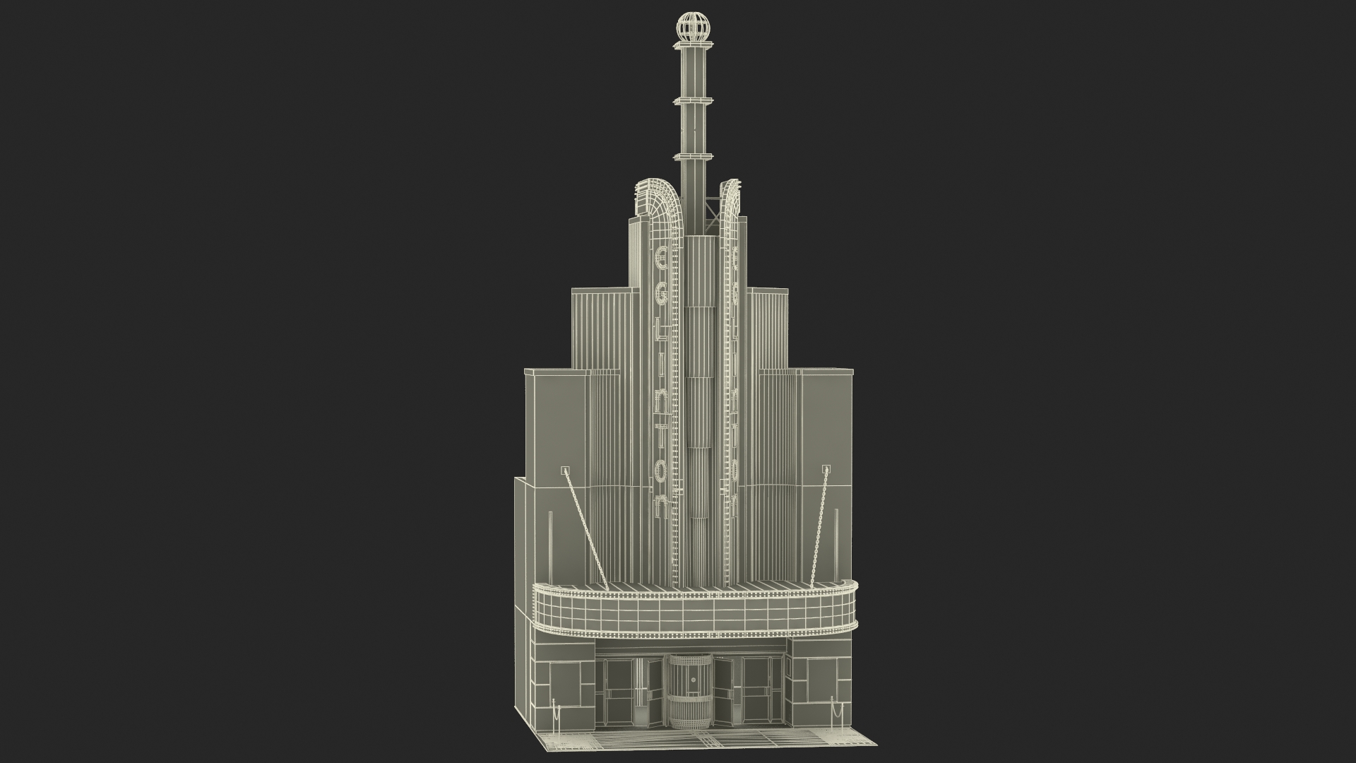 3D model The Eglinton Grand Entrance with Night Lights