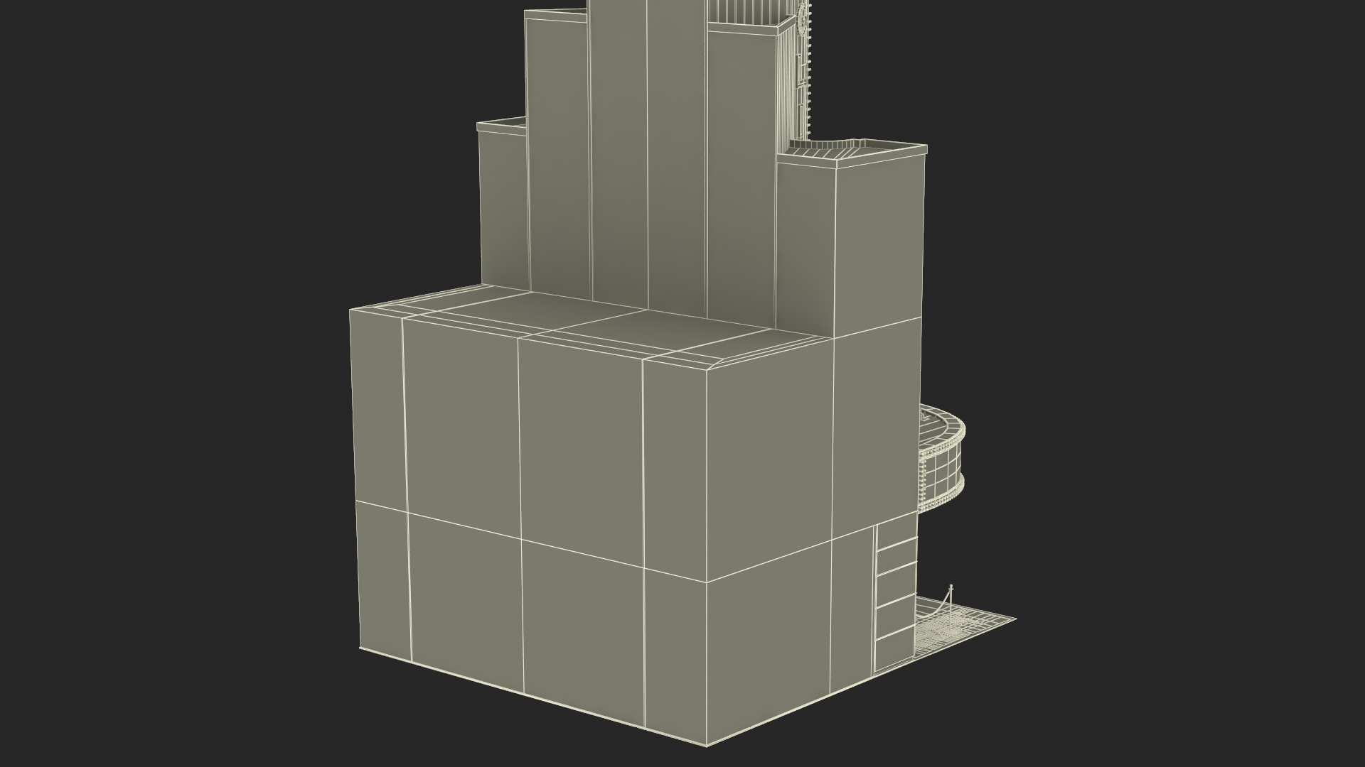 3D model The Eglinton Grand Entrance with Night Lights