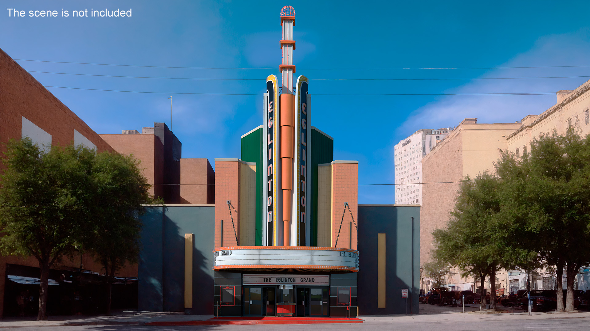 3D model The Eglinton Grand Entrance with Night Lights
