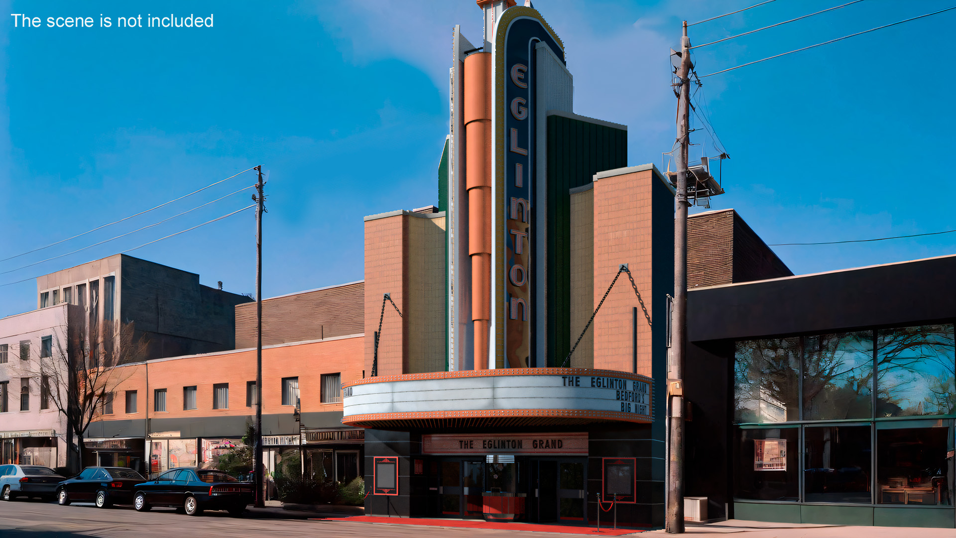 3D model The Eglinton Grand Entrance with Night Lights
