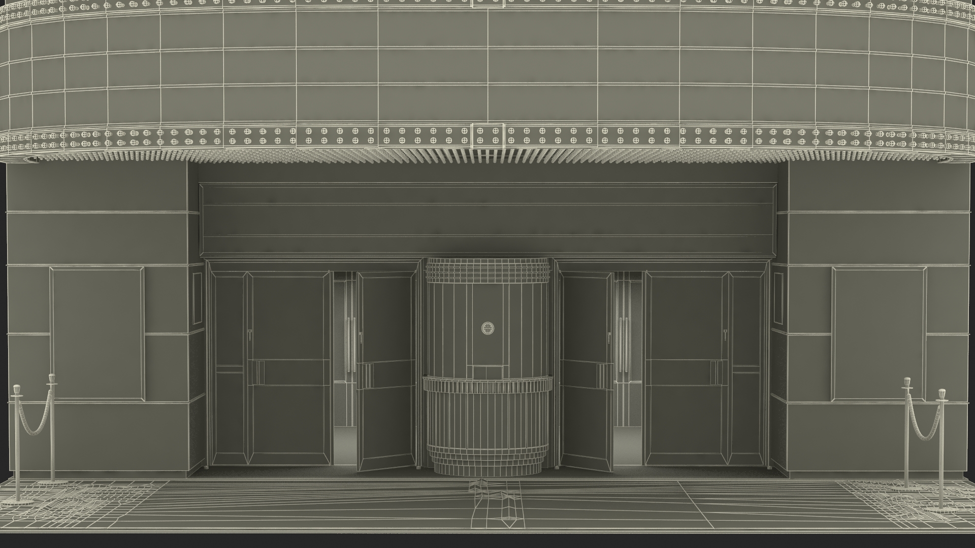 3D model The Eglinton Grand Entrance with Night Lights