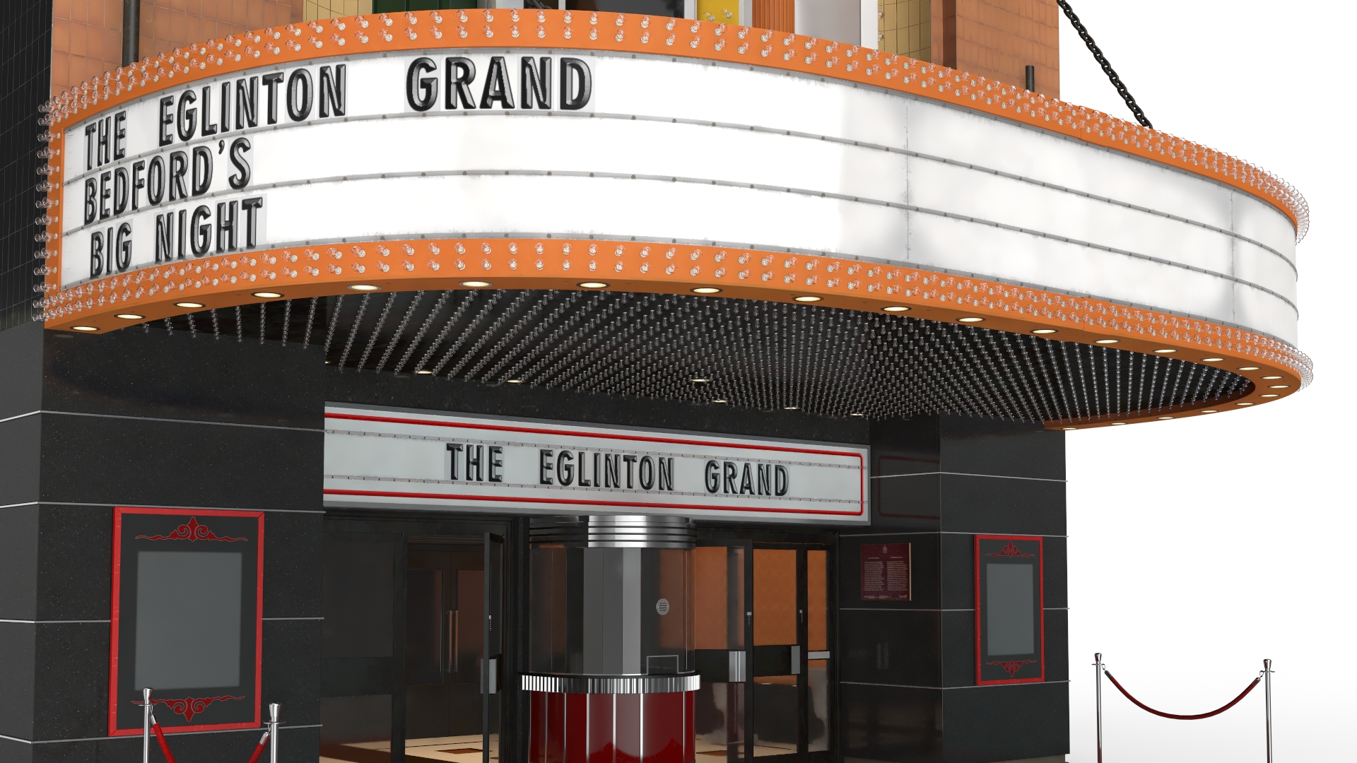 3D model The Eglinton Grand Entrance with Night Lights
