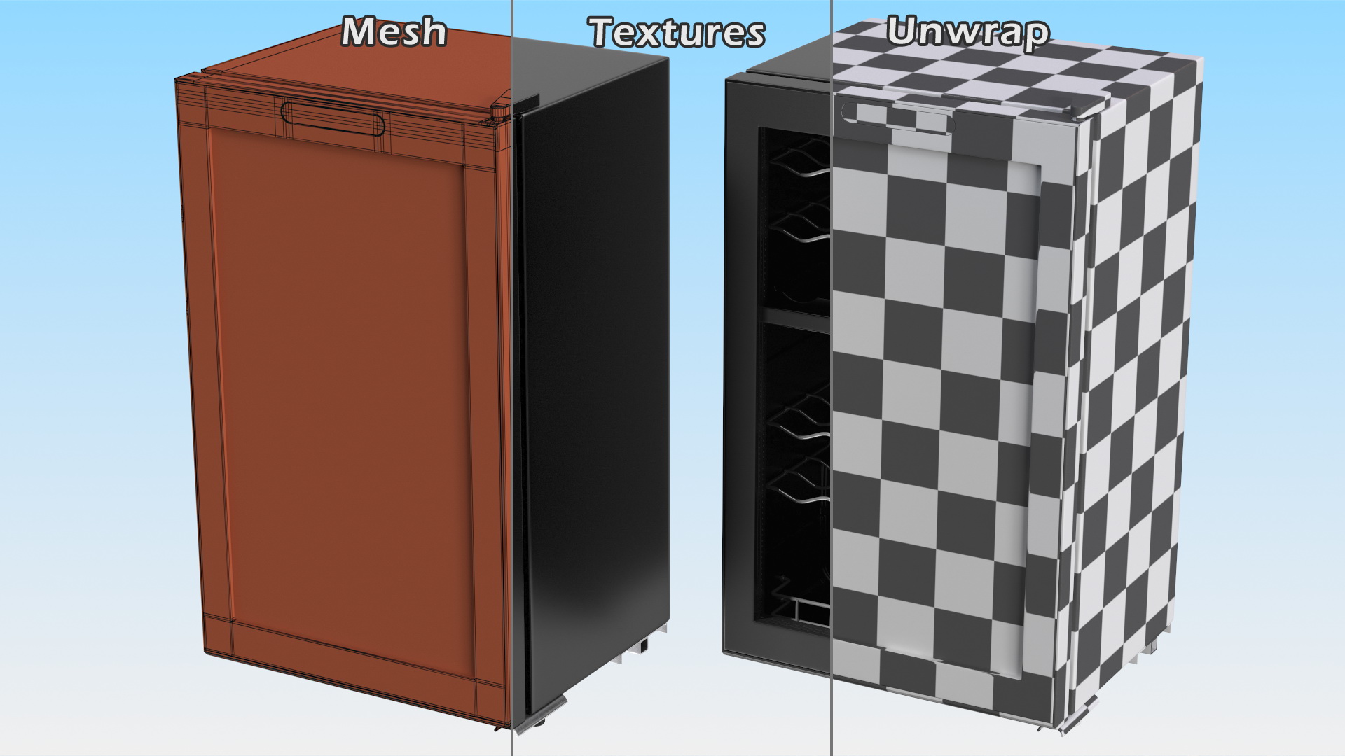 3D Dual Zone 32 Bottle Wine Cooler