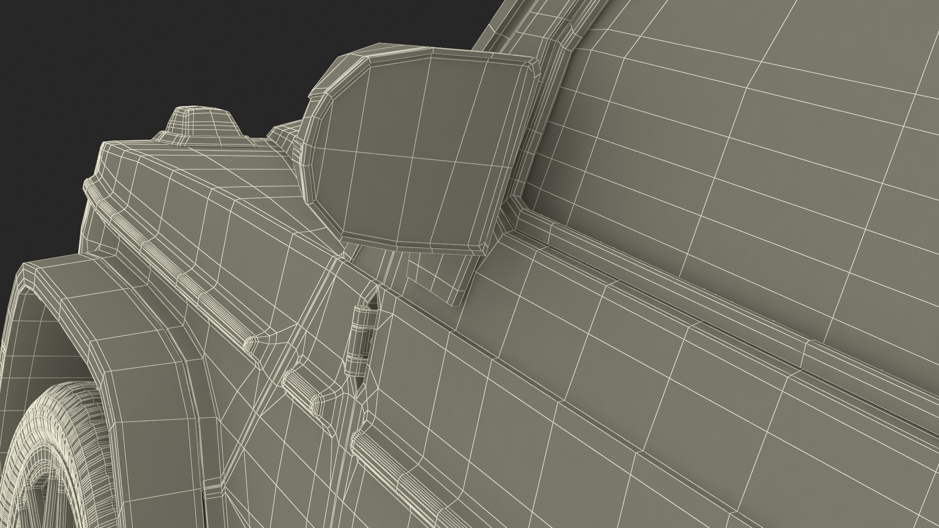 Luxury SUV Generic Beige 3D model