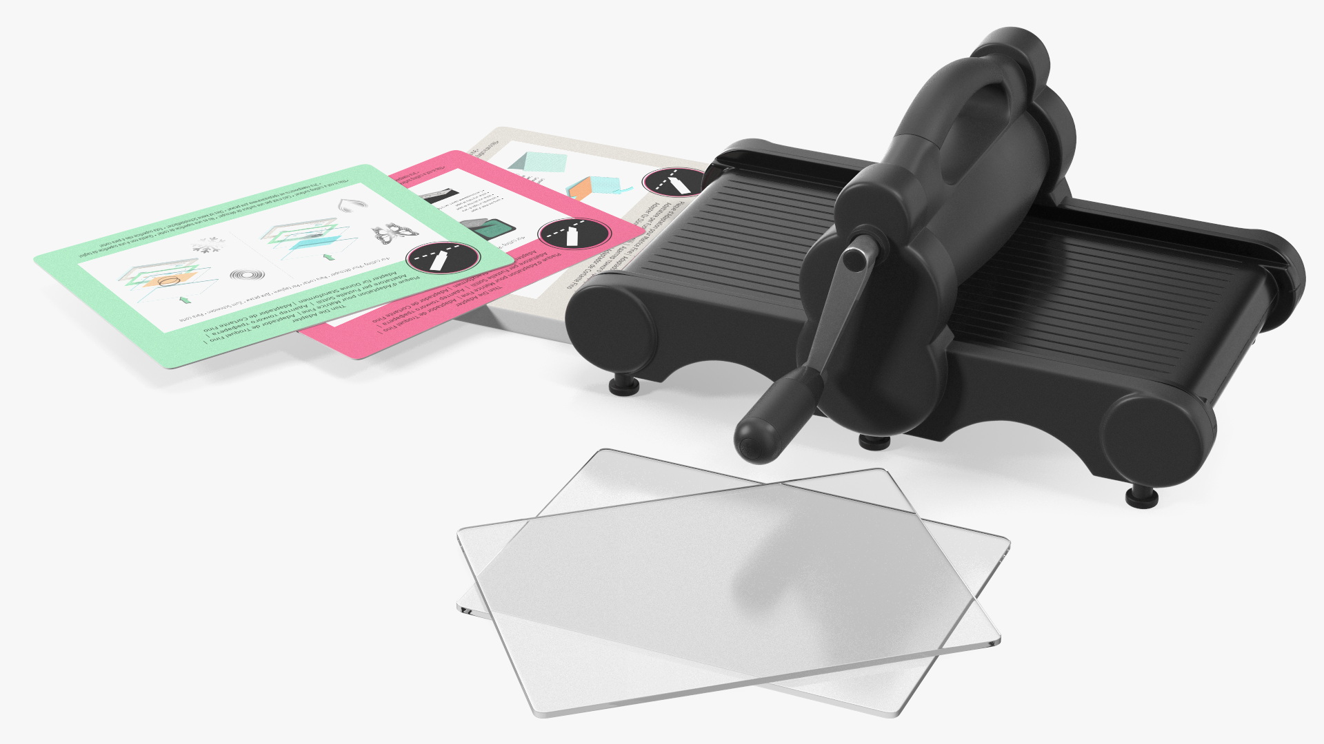 3D Cutting Machine with Materials Black