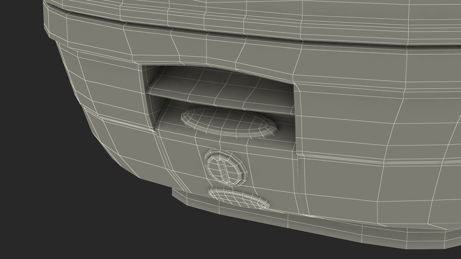 3D Motorcycle Luggage model