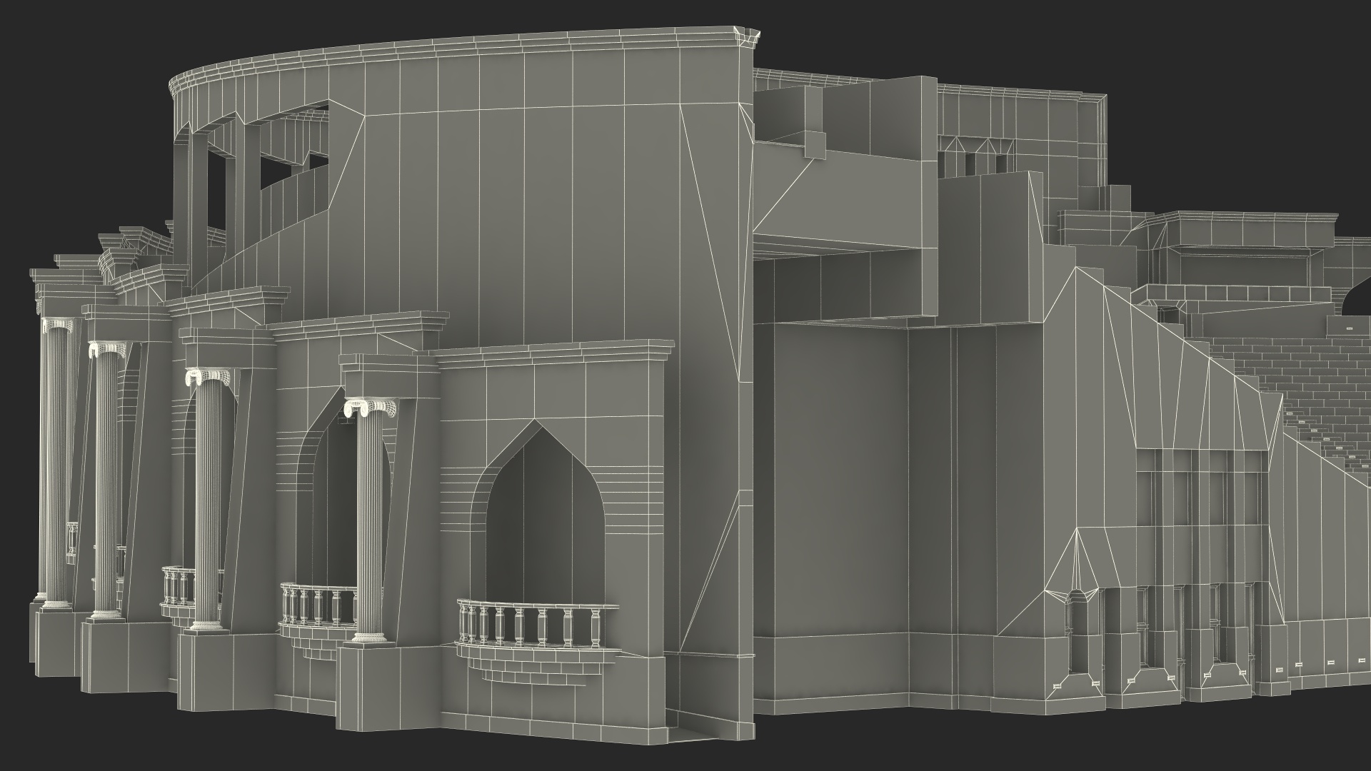 3D Classical Greek Theater model