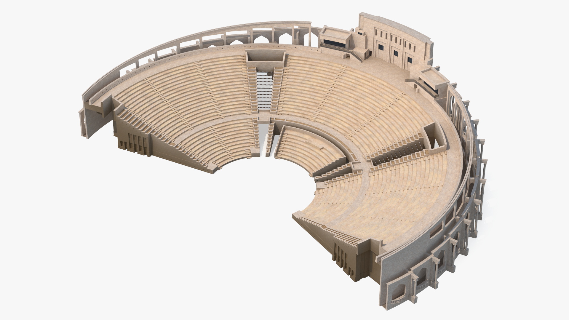 3D Classical Greek Theater model
