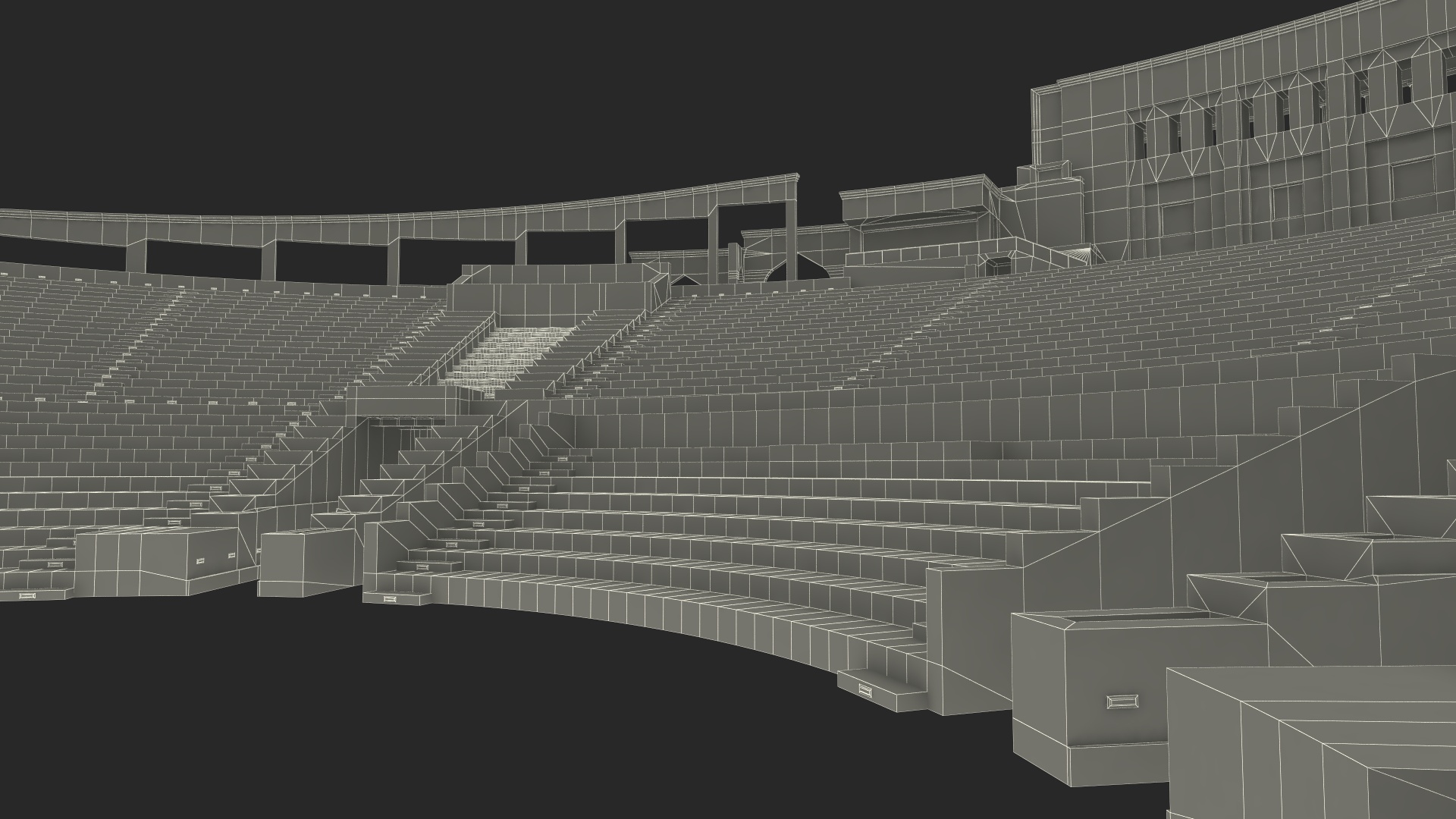 3D Classical Greek Theater model