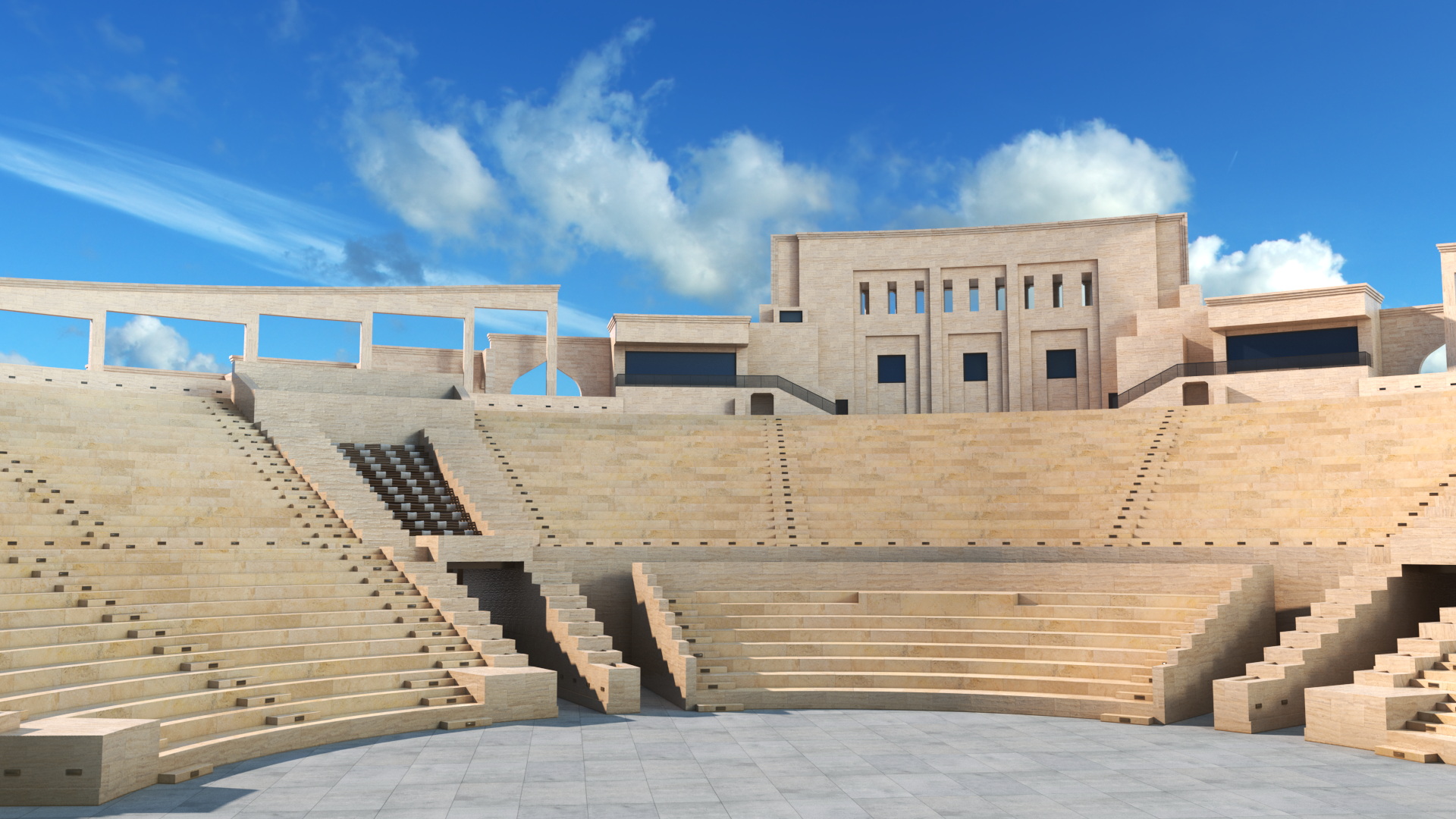 3D Classical Greek Theater model