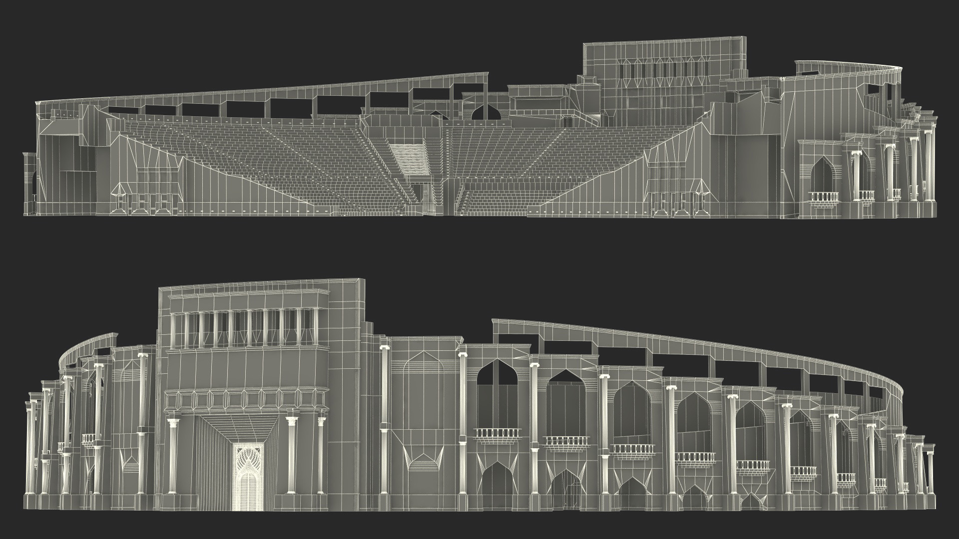 3D Classical Greek Theater model