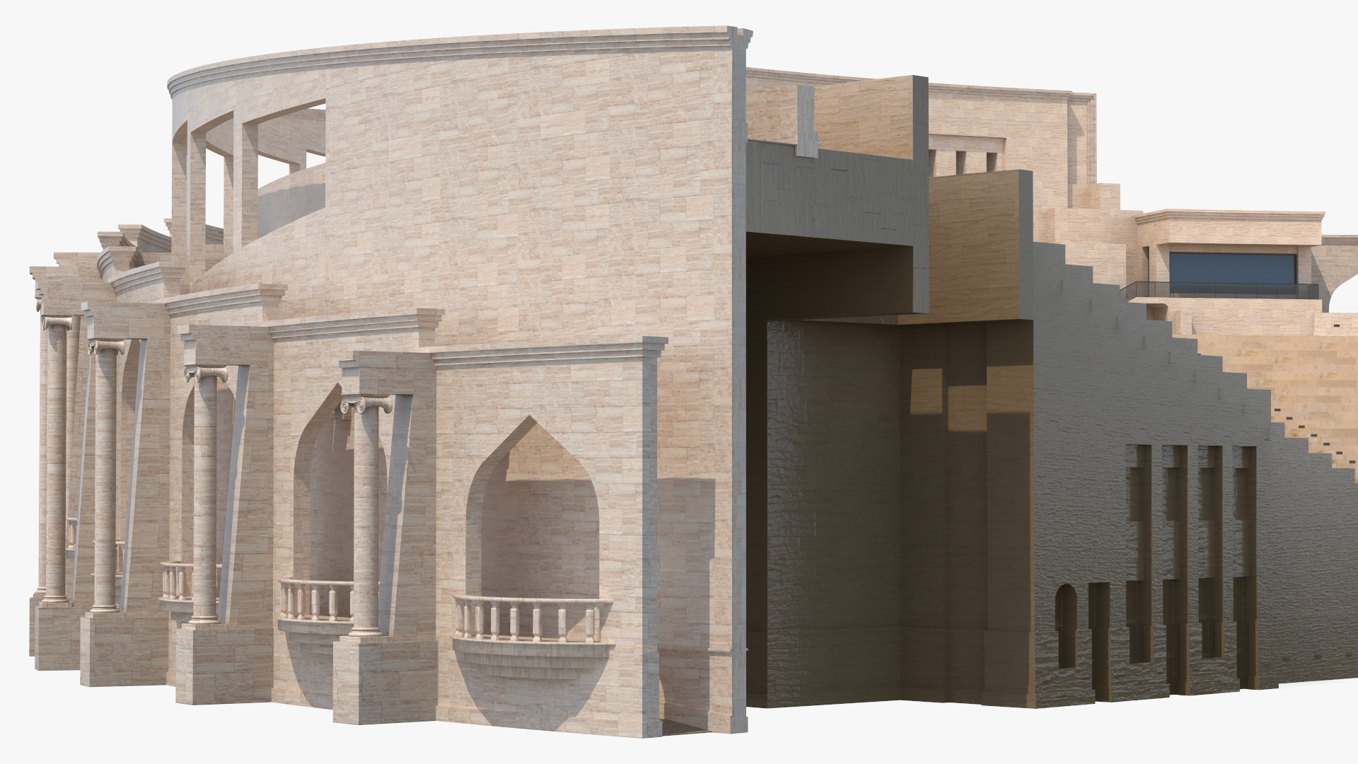 3D Classical Greek Theater model