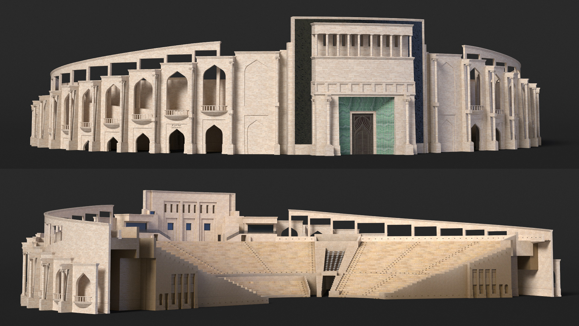 3D Classical Greek Theater model
