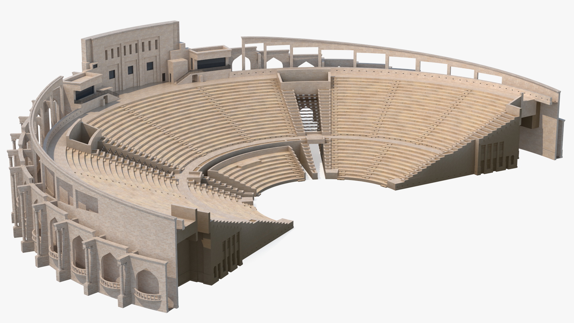 3D Classical Greek Theater model