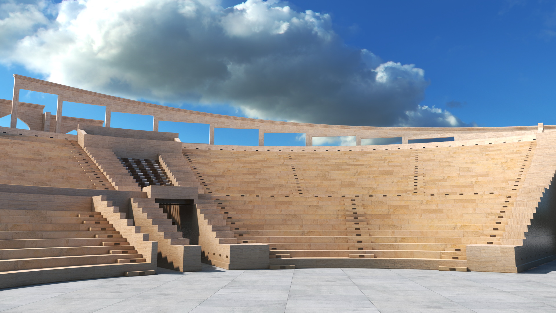 3D Classical Greek Theater model