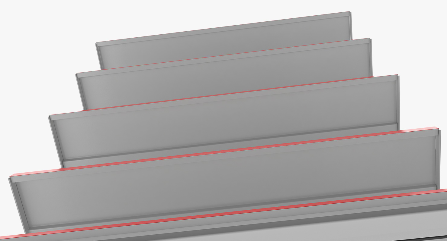 Retail Store Display Shelving 3D model