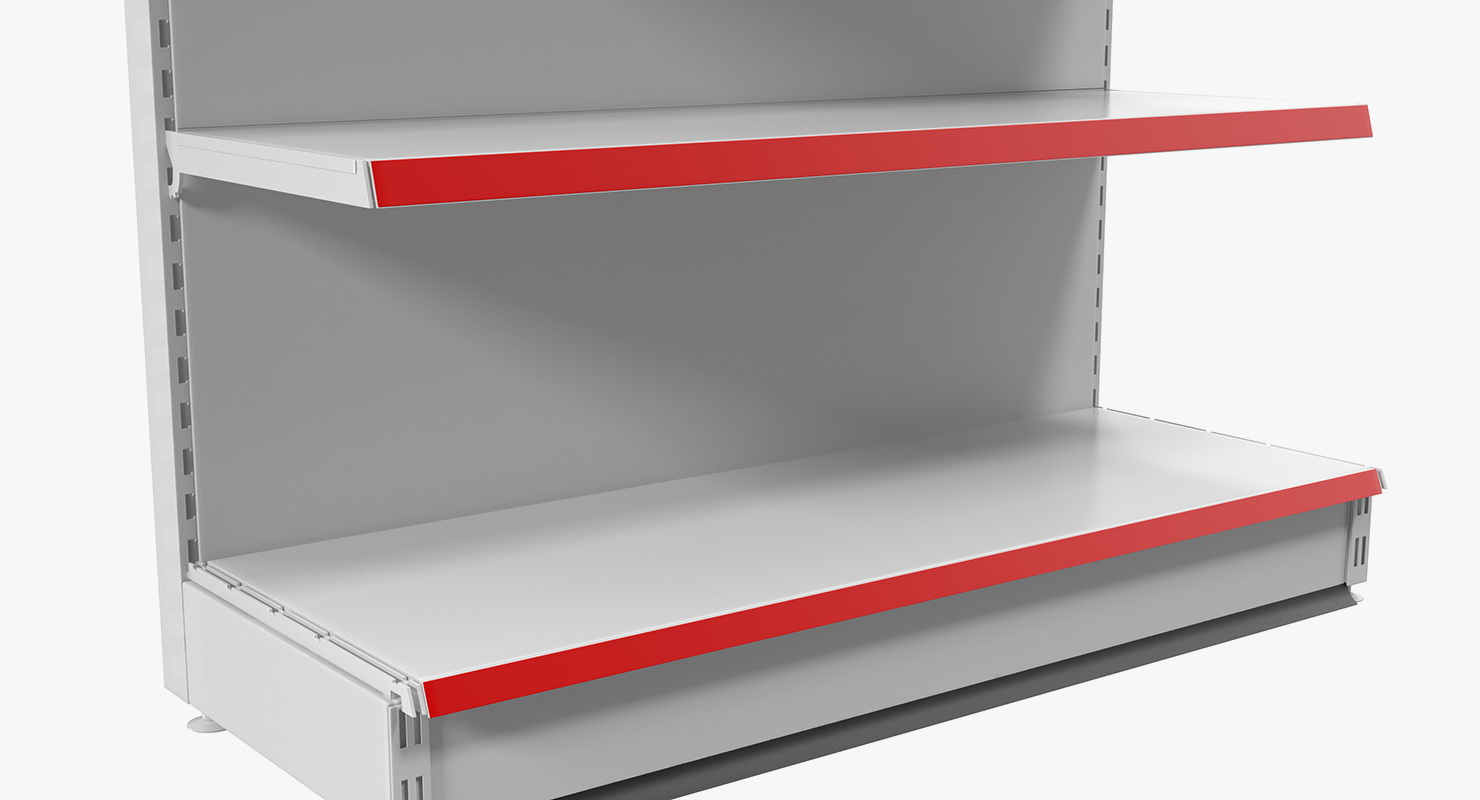 Retail Store Display Shelving 3D model