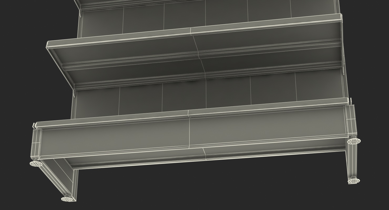 Retail Store Display Shelving 3D model