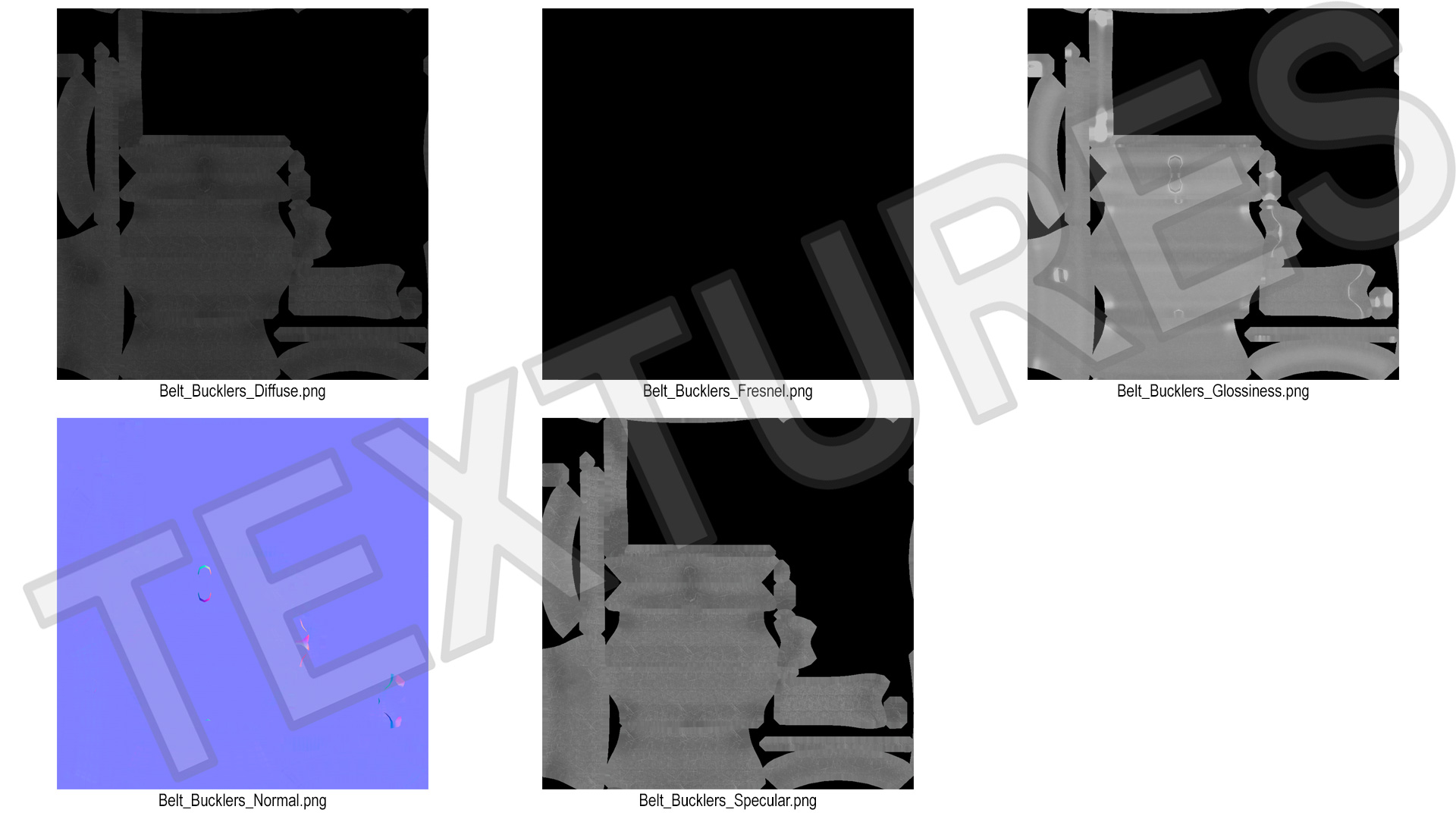 Wide Belt 3D model