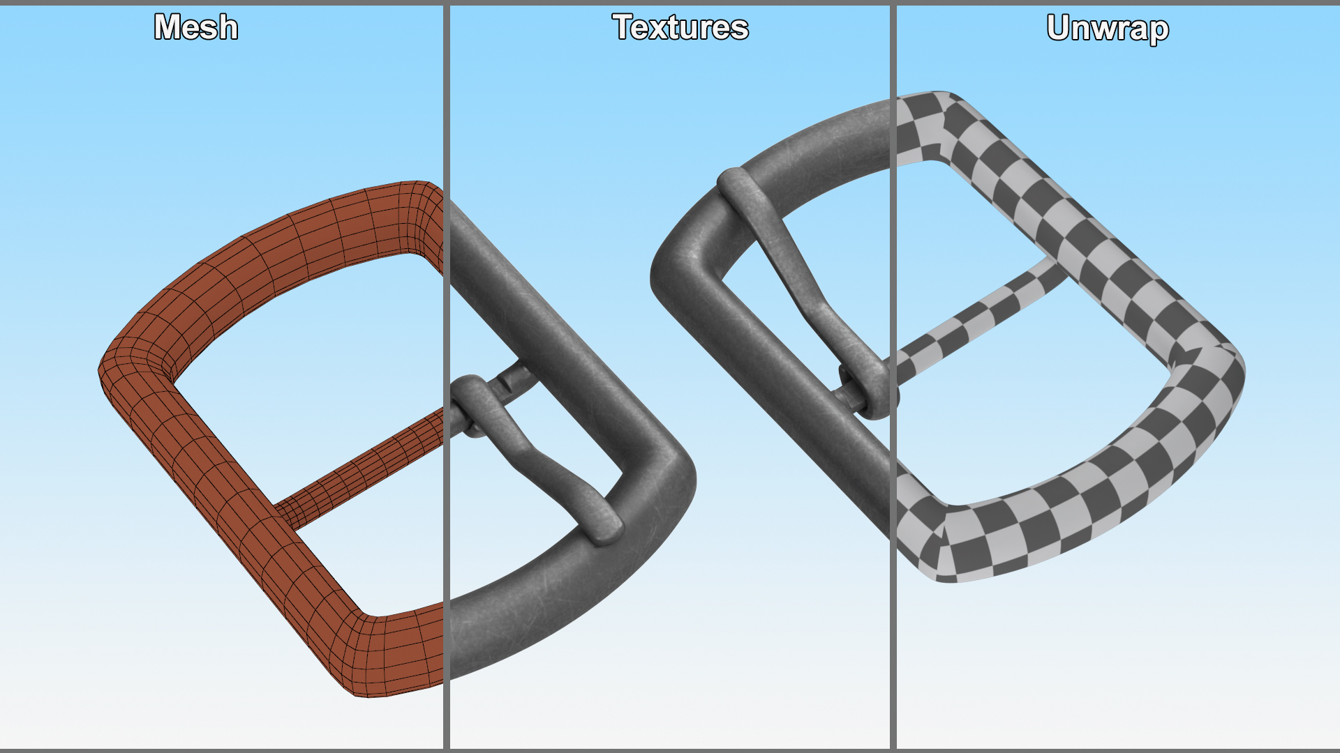 Wide Belt 3D model