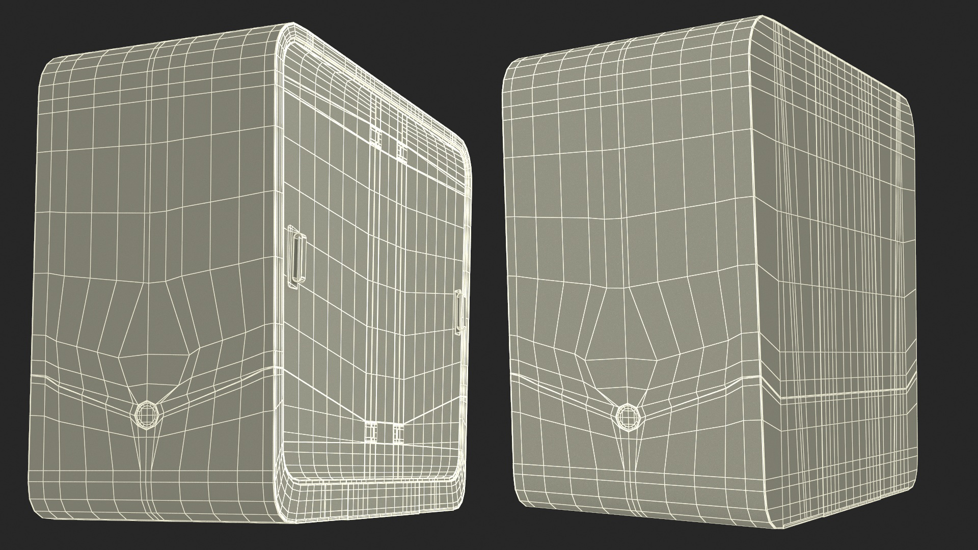 3D Wooden Cube Meeting Pod model