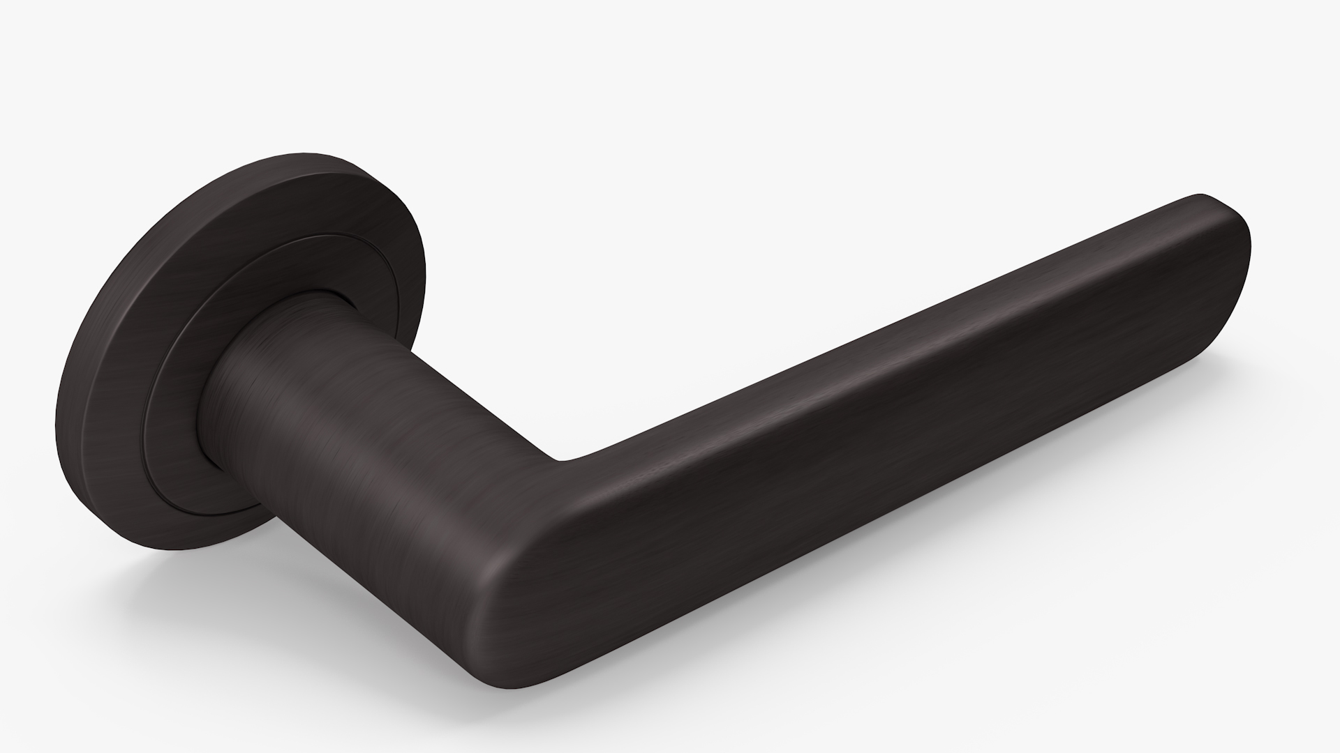 3D Dark Bronze Straight Door Handles model